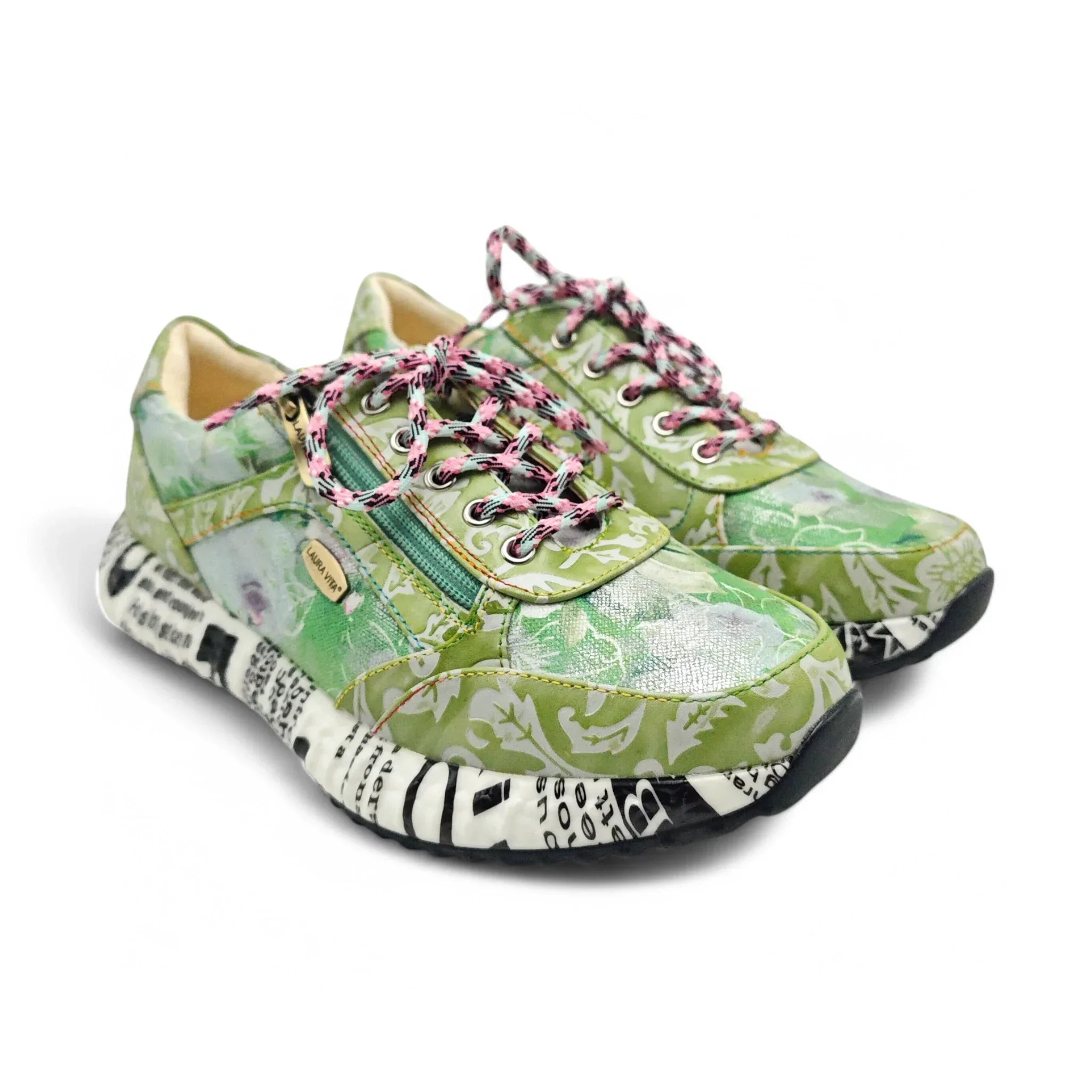 Laura Vita plitke ravne modne patike na šnjiranje 6706 - Obuća Monah