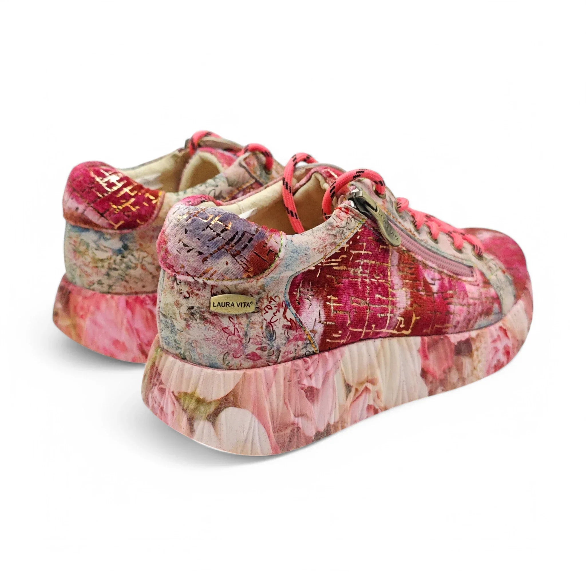 Laura Vita plitke ravne modne patike na šnjiranje 6750 - Obuća Monah