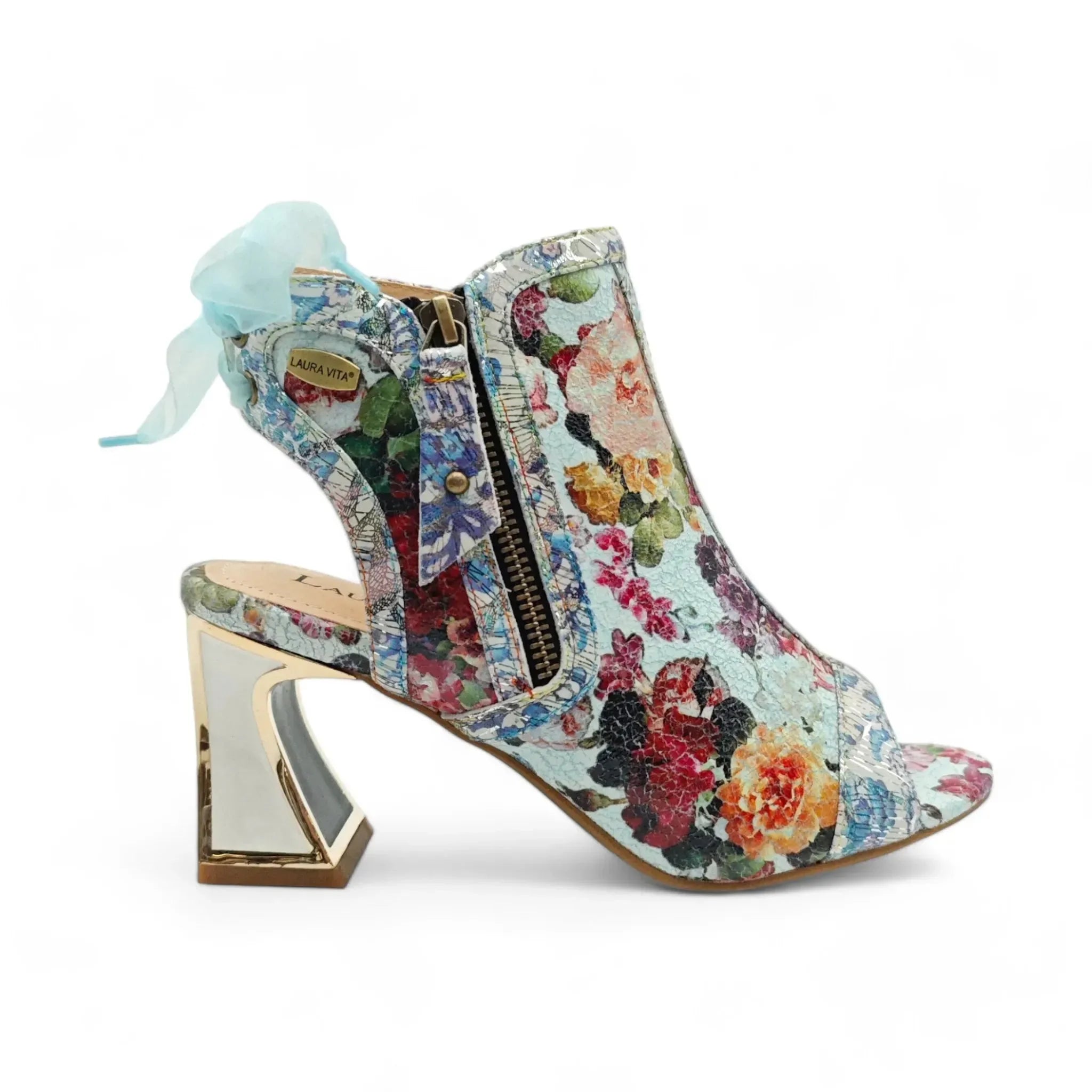 Laura Vita sandale na navlačenje na blok štiklu 7312 - Obuća Monah
