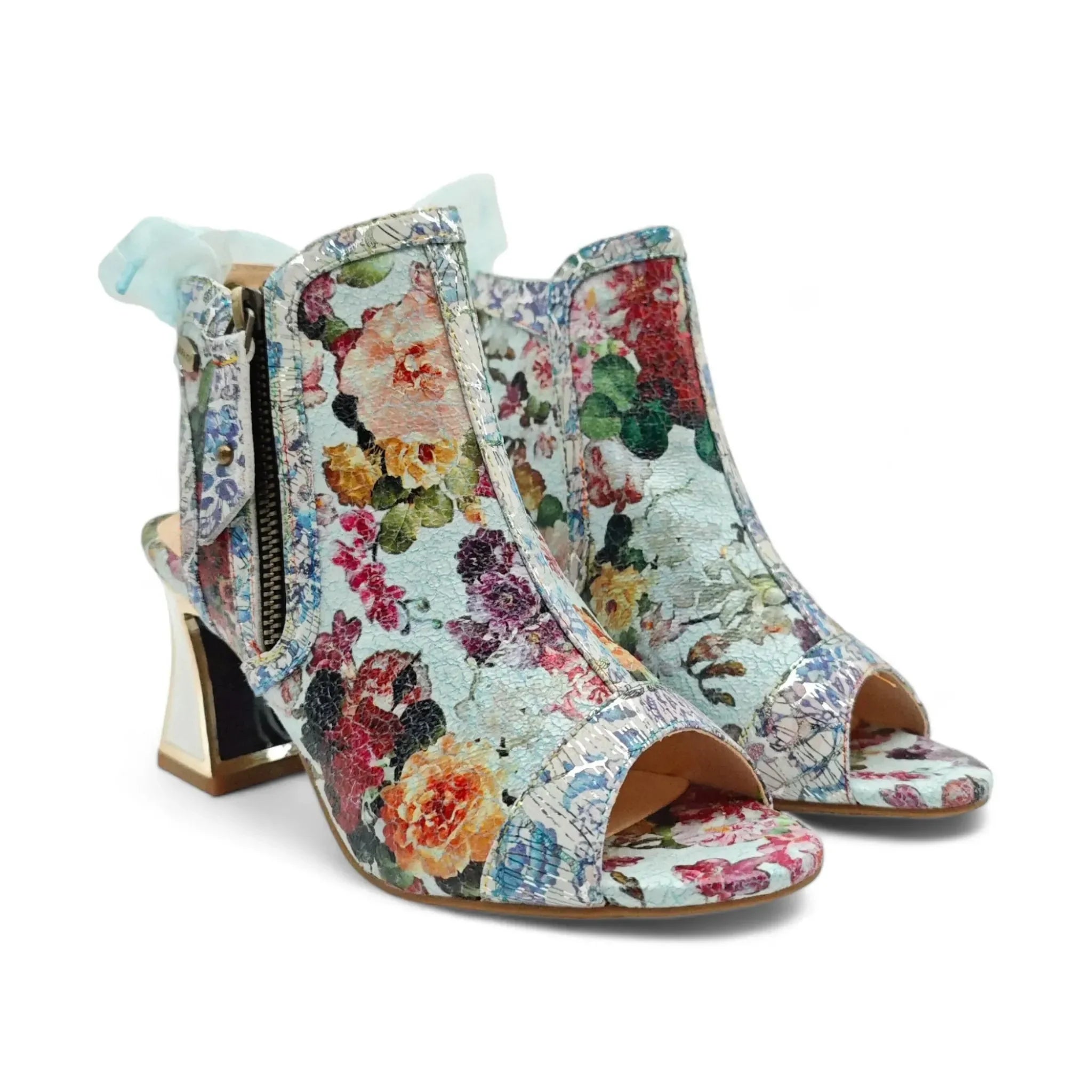 Laura Vita sandale na navlačenje na blok štiklu 7312 - Obuća Monah