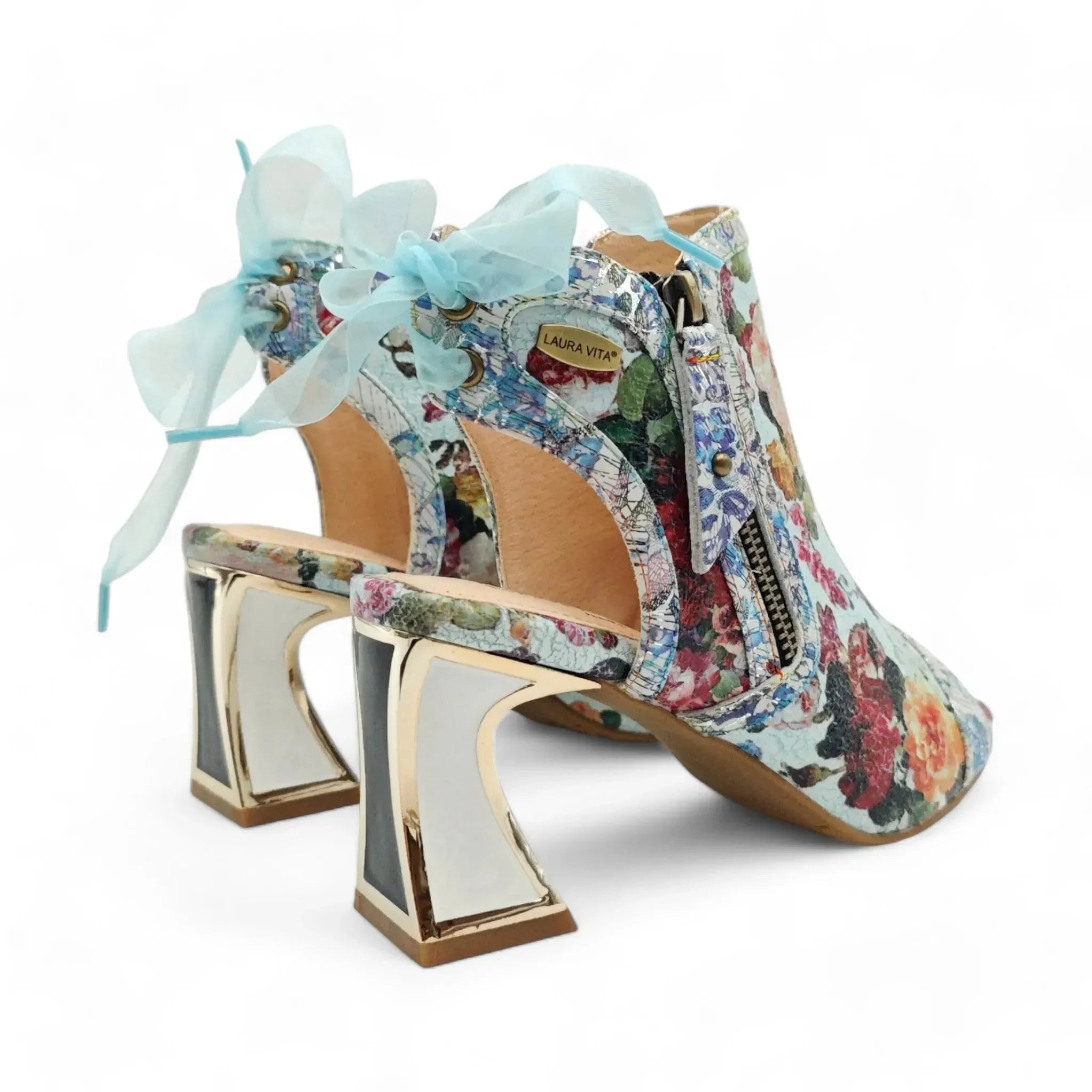 Laura Vita sandale na navlačenje na blok štiklu 7312 - Obuća Monah