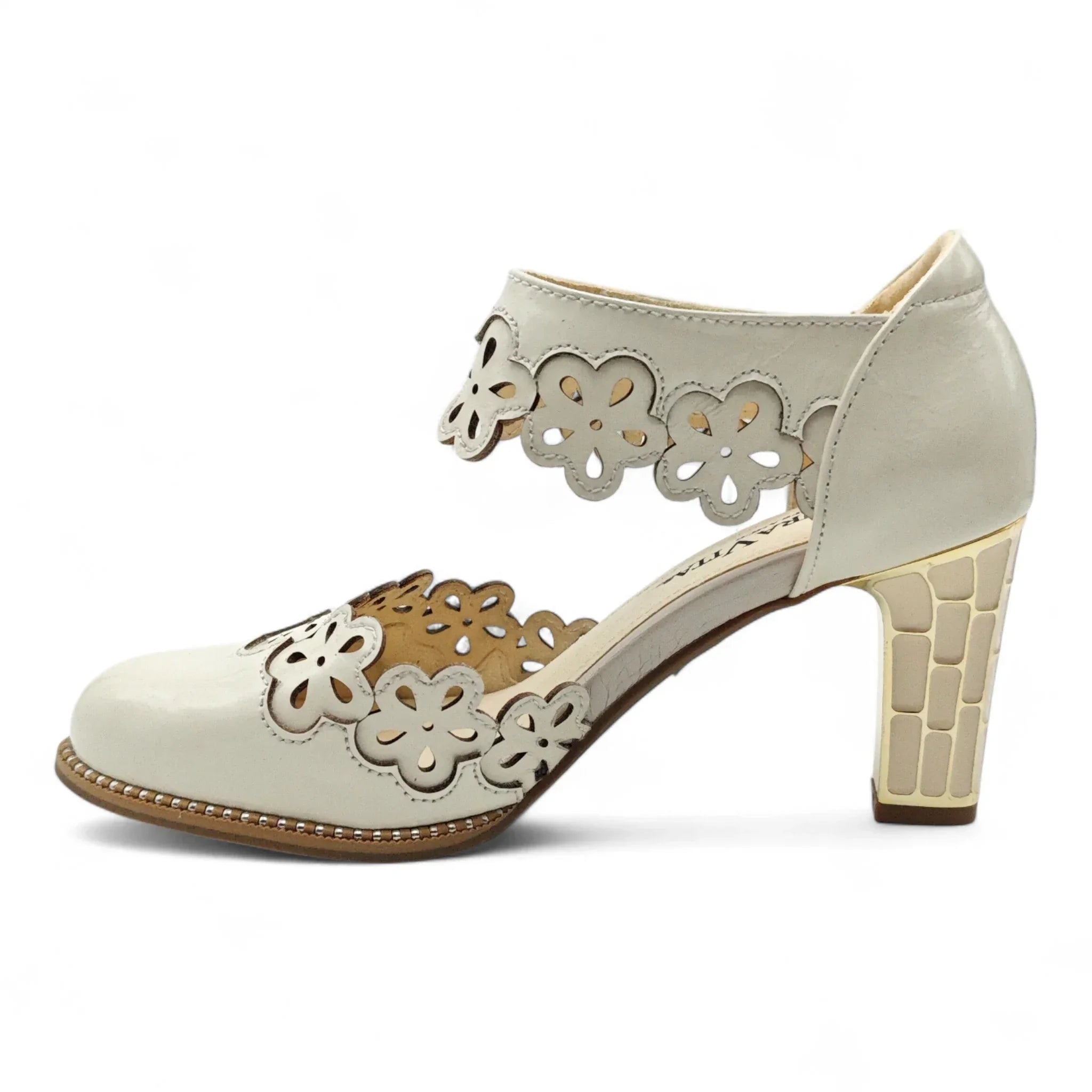 Laura Vita sandale sa remenom za gležanj na blok štiklu 6686 - Obuća Monah