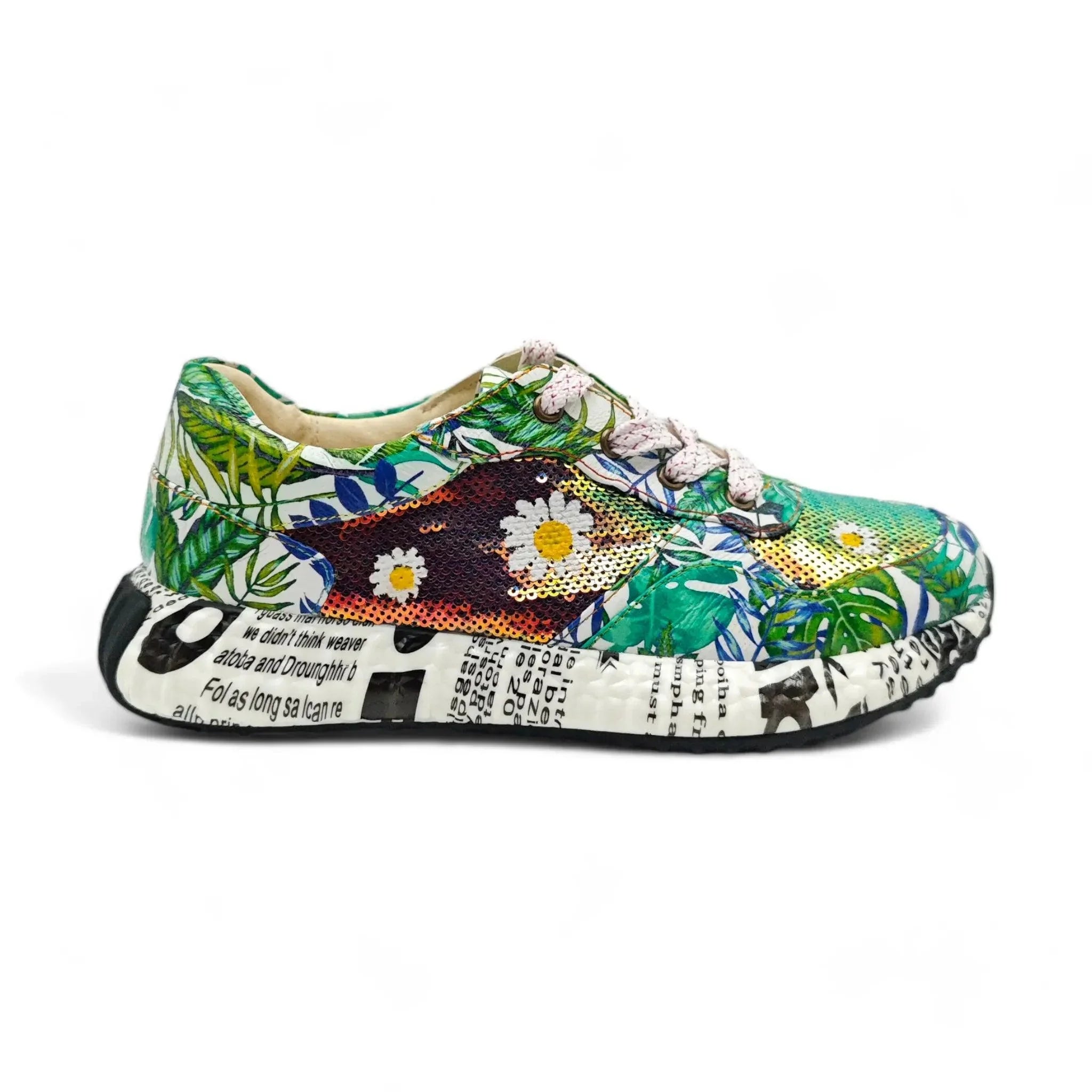 Laura Vita plitke ravne modne patike na šnjiranje 5868 - Obuća Monah