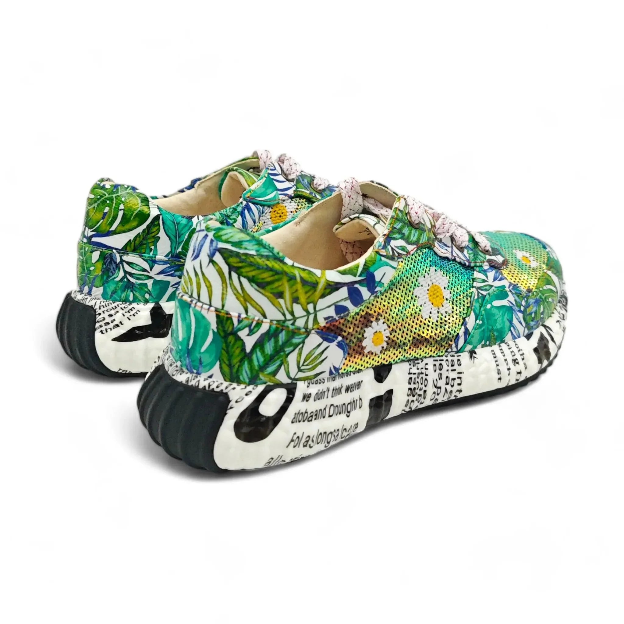 Laura Vita plitke ravne modne patike na šnjiranje 5868 - Obuća Monah