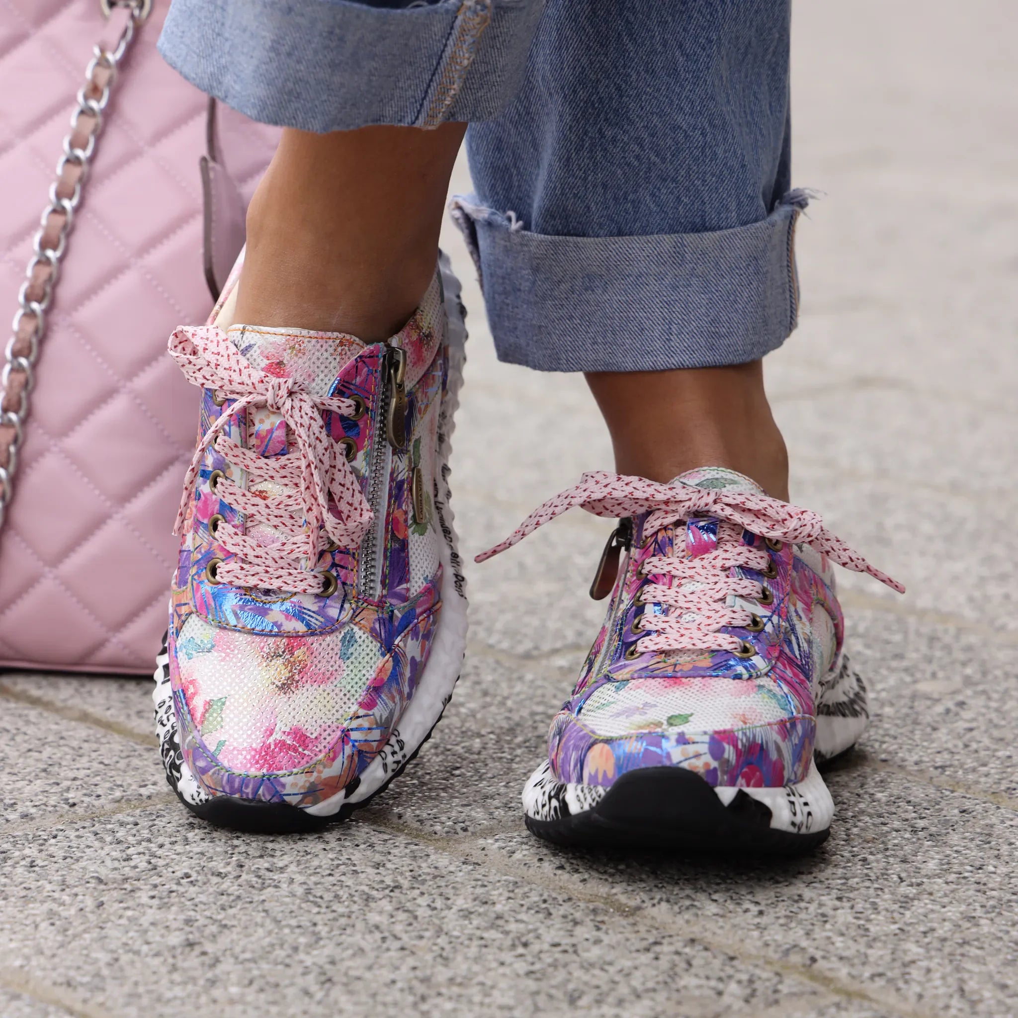 Laura Vita plitke ravne modne patike na šnjiranje 6102 - Obuća Monah