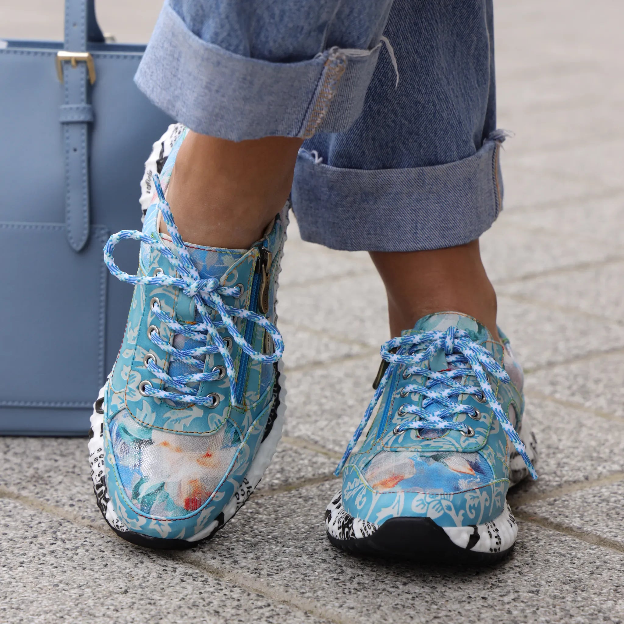 Laura Vita plitke ravne modne patike na šnjiranje 6706 - Obuća Monah