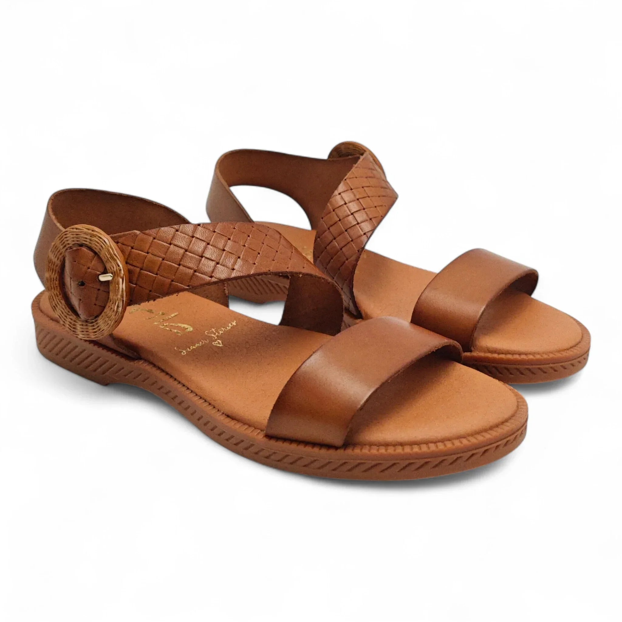 Marilla ravne sandale sa remenom za gležanj 933 - Obuća Monah