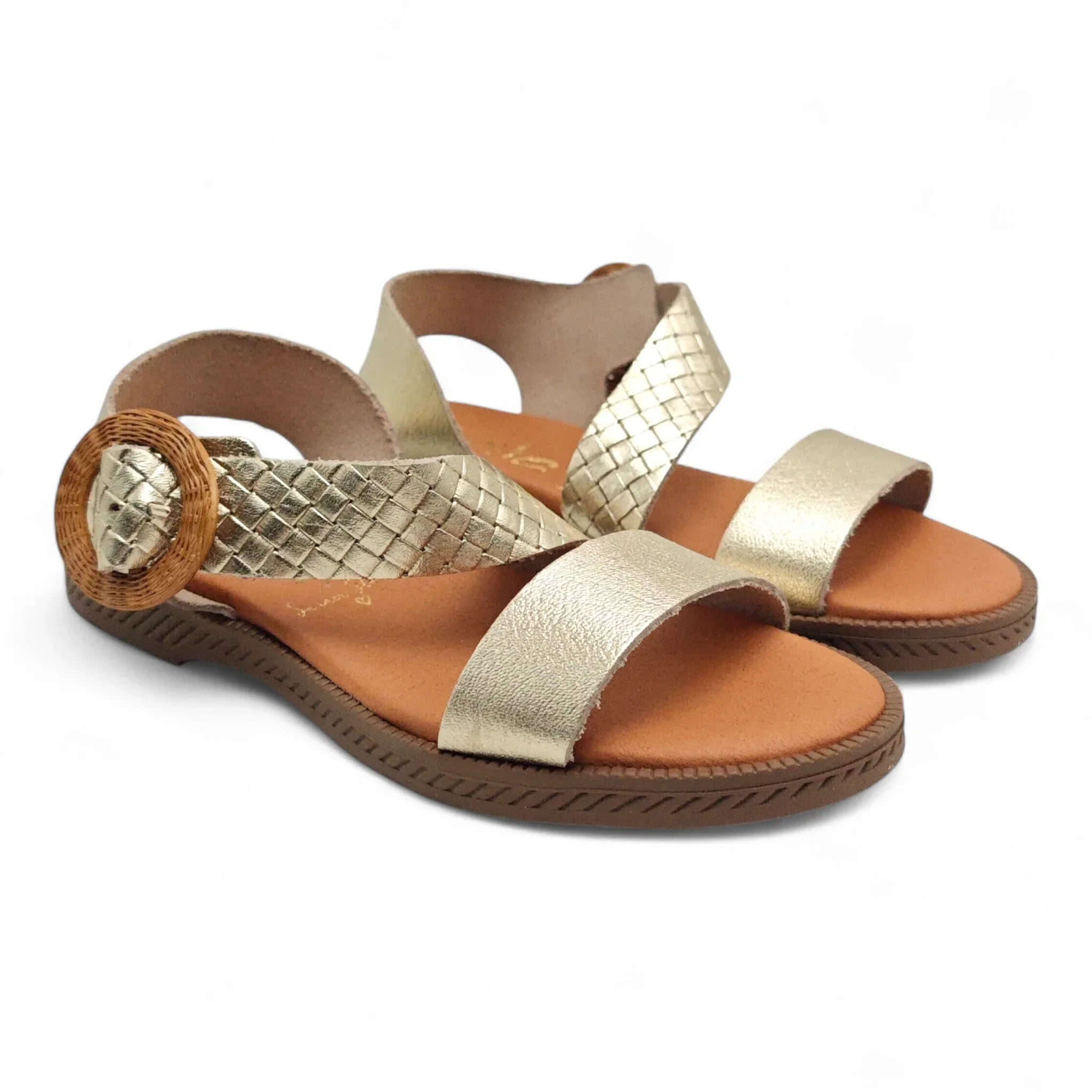 Marilla ravne sandale sa remenom za gležanj 933 - Obuća Monah