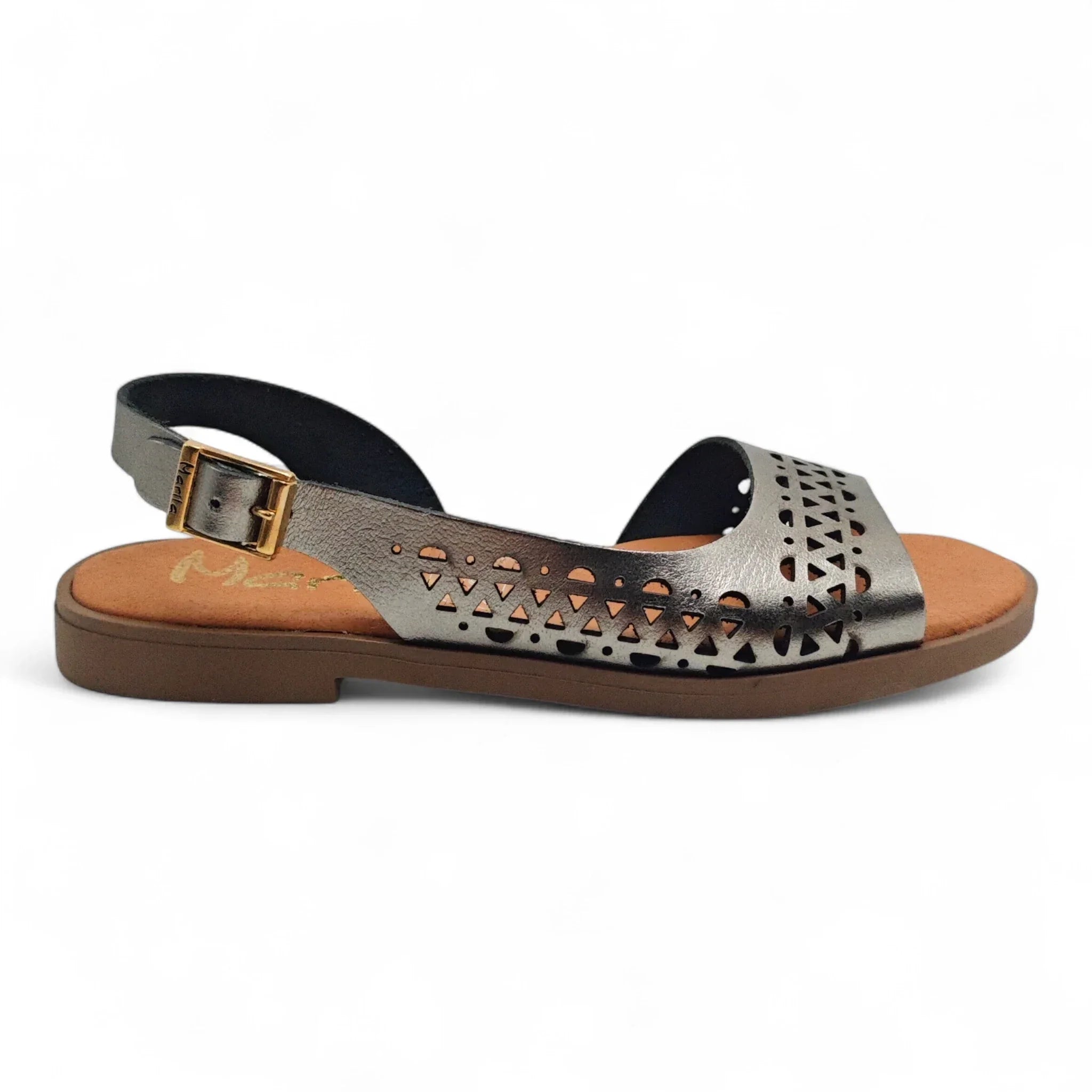 Marilla ravne sandale sa remenom za gležanj 972 - Obuća Monah