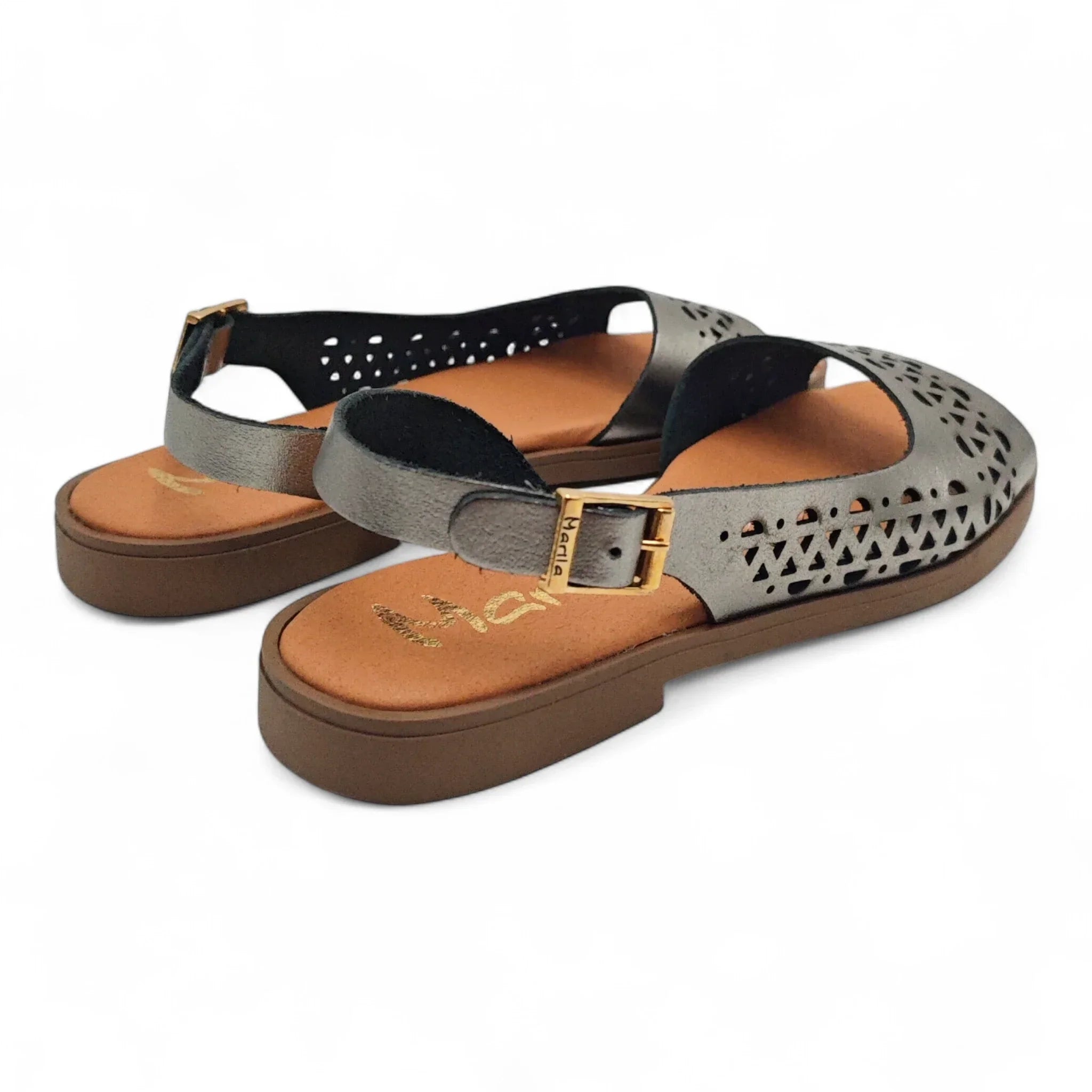 Marilla ravne sandale sa remenom za gležanj 972 - Obuća Monah