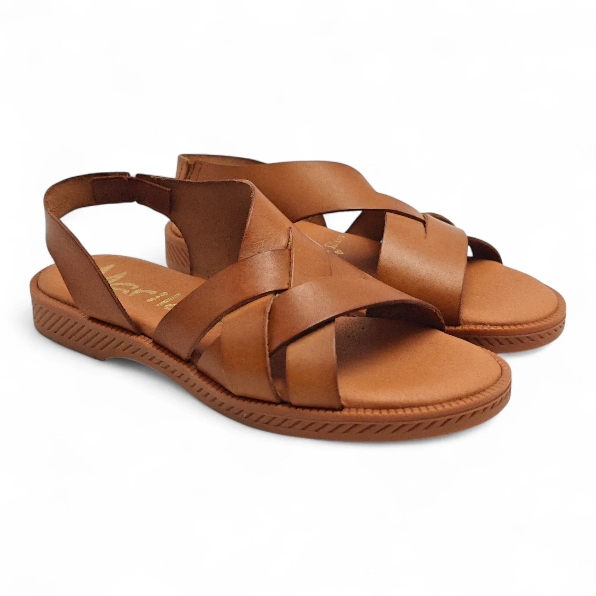 Marilla ravne sandale sa remenom za gležanj 983 - Obuća Monah