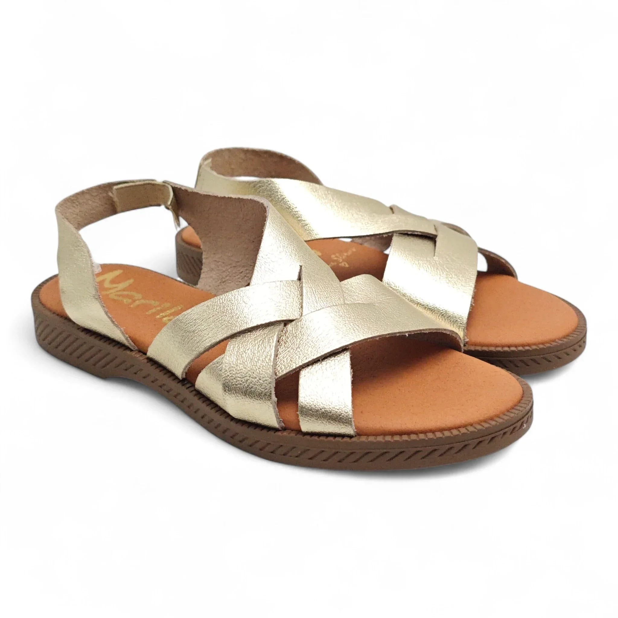 Marilla ravne sandale sa remenom za gležanj 983 - Obuća Monah