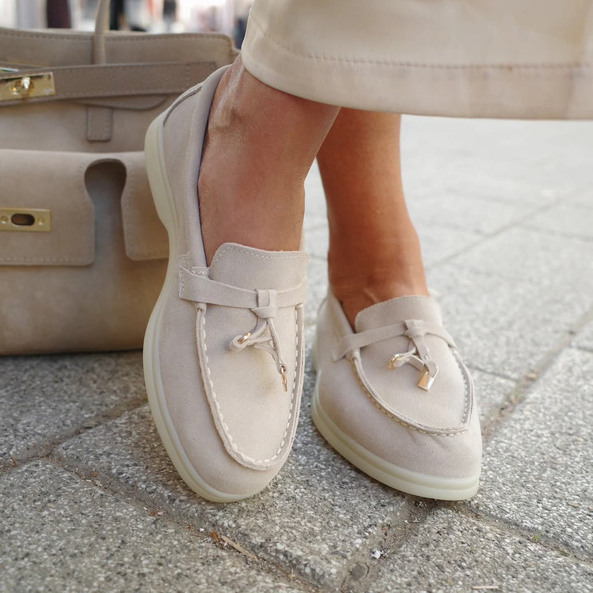 Matiz 25191 maglovito taupe on foot