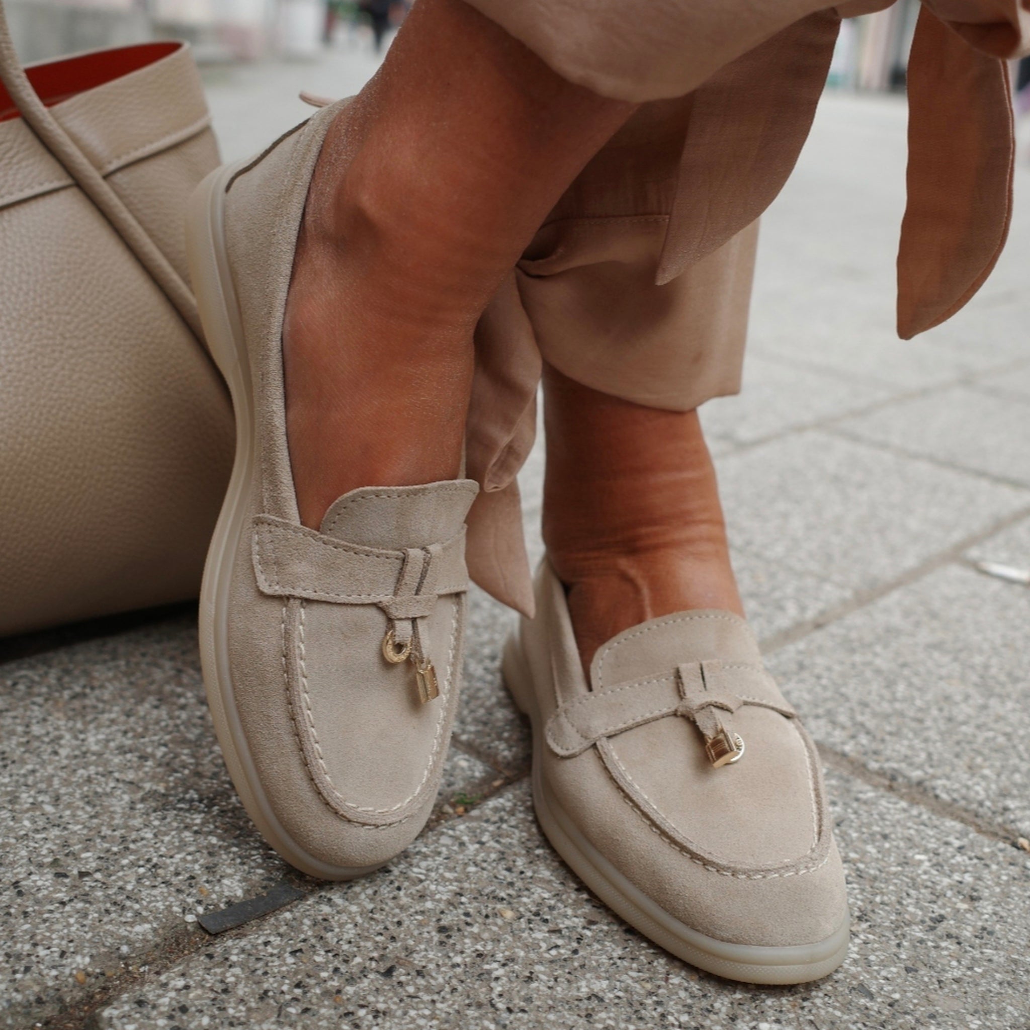 Moda Pelle 1035 bež on foot