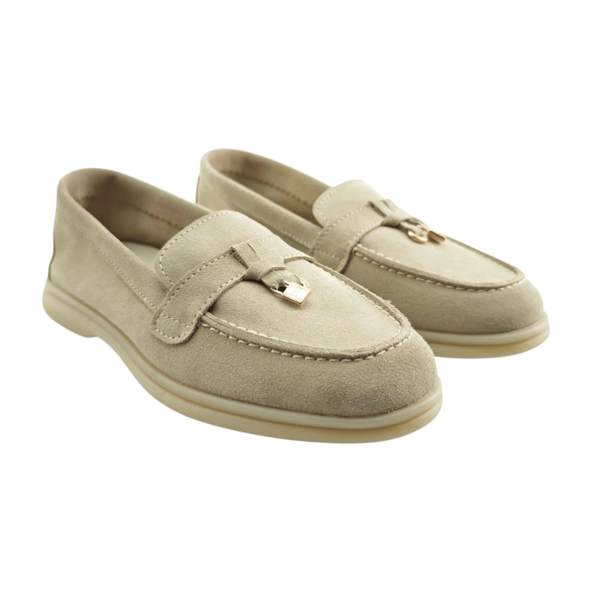 Moda Pelle 1035 bež pogled spreda
