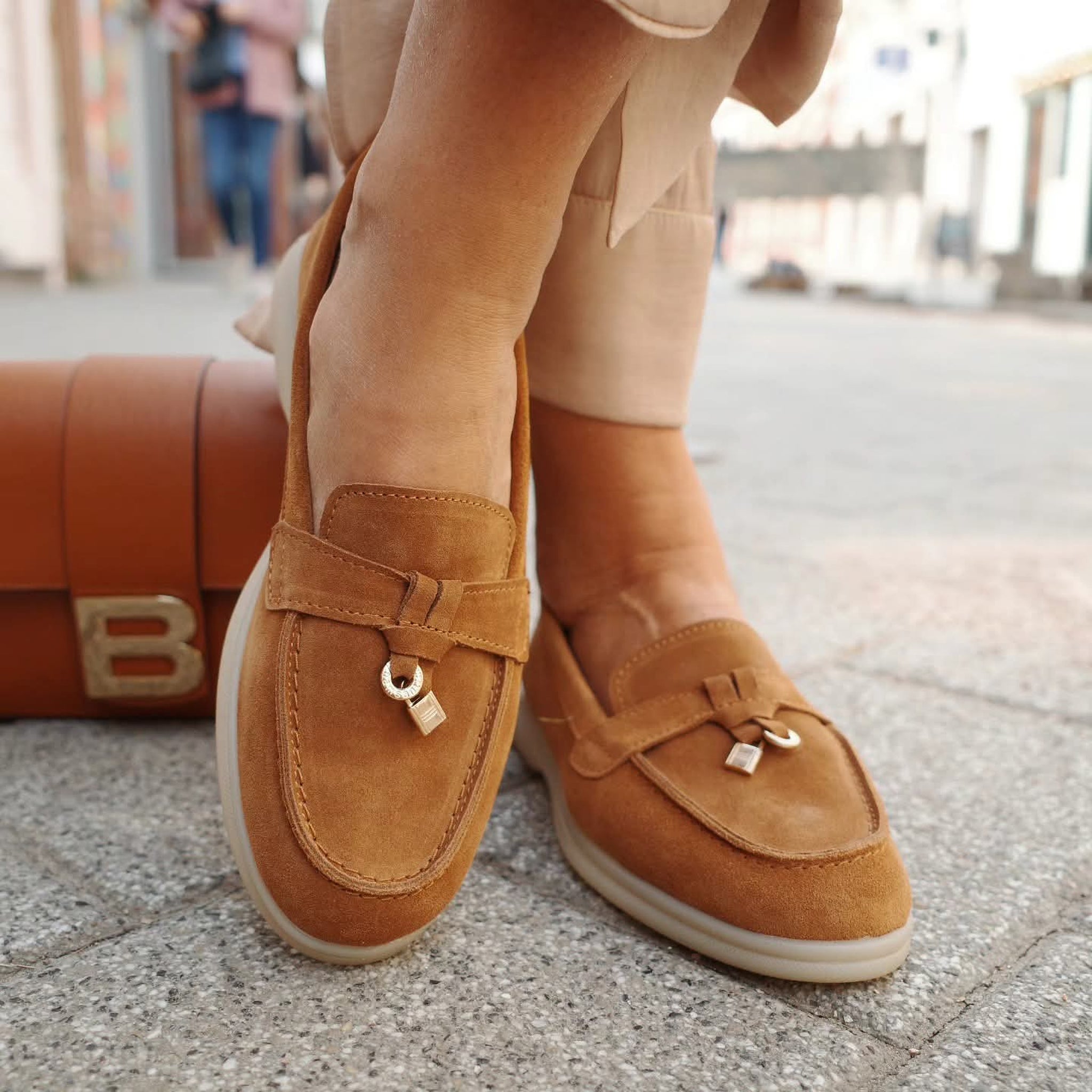 Moda Pelle 1035 smeđa on foot