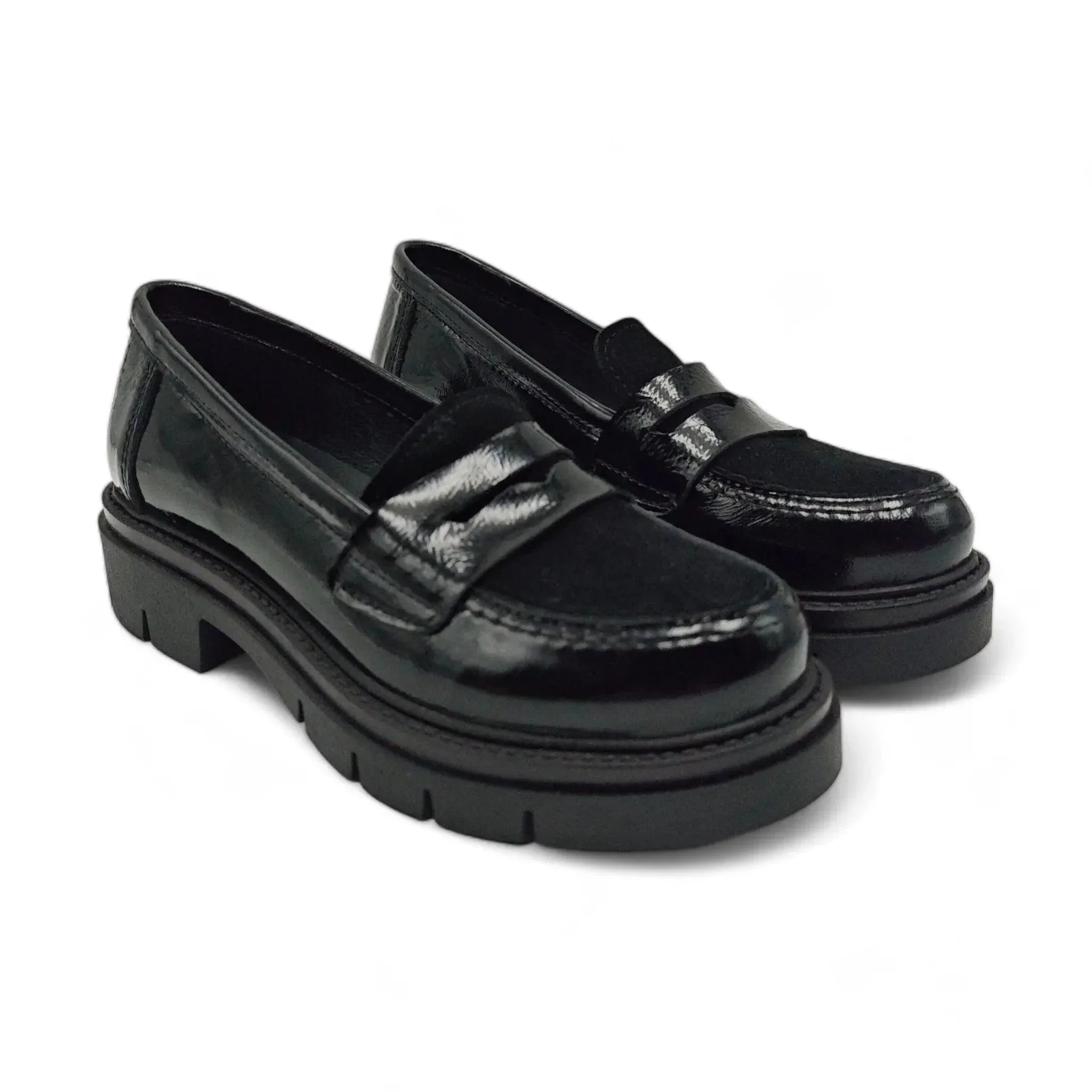 Moda Pelle 1610 crna pogled spreda