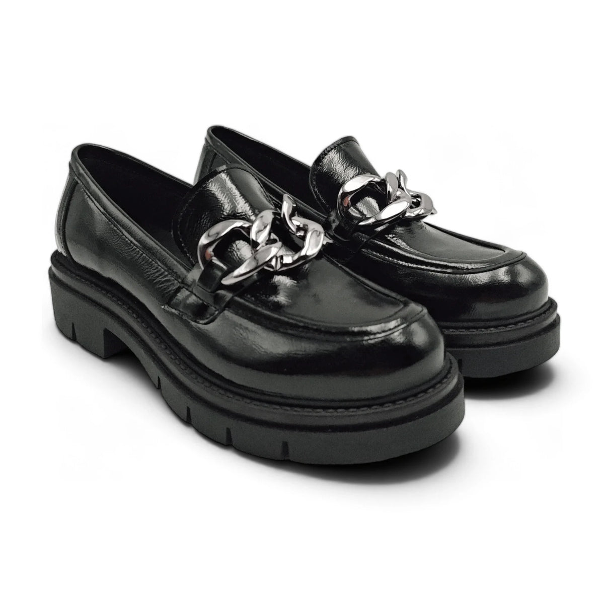 Moda Pelle 2520 crni lak pogled spreda #Boja_crni lak