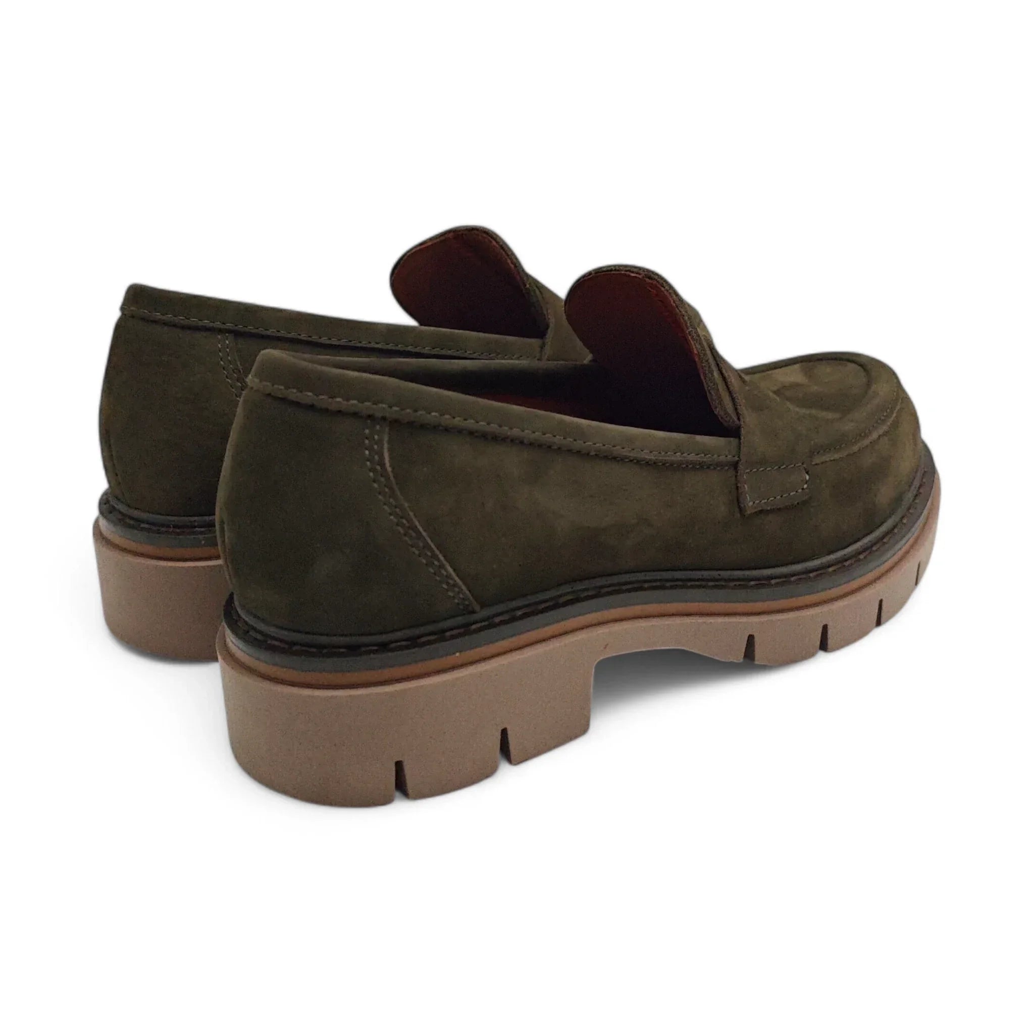Moda Pelle 2521 maslinasto zelena pogled straga
