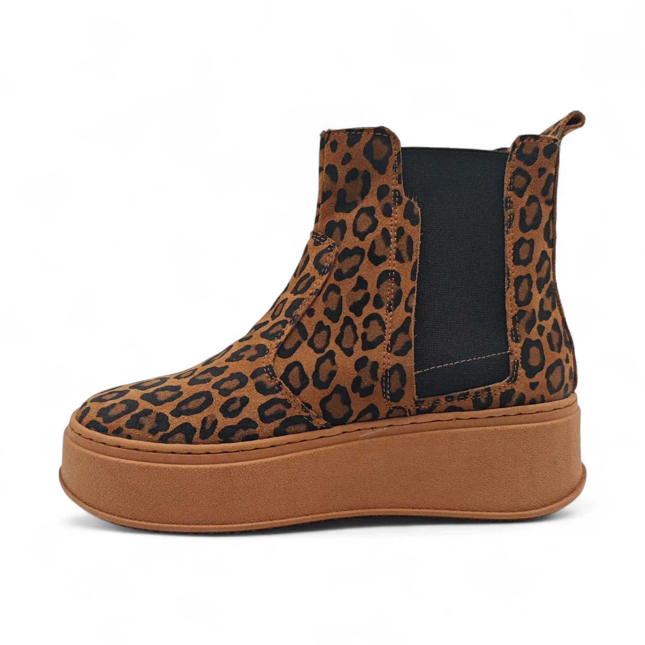 Moda Pelle 9090 smeđi leopard pogled levo