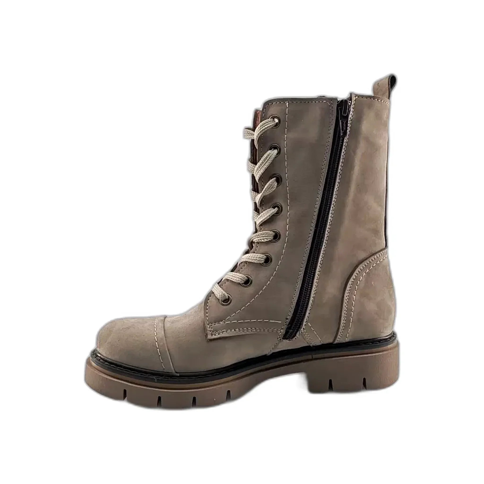 Moda Pelle 19010 maglovito taupe pogled levo