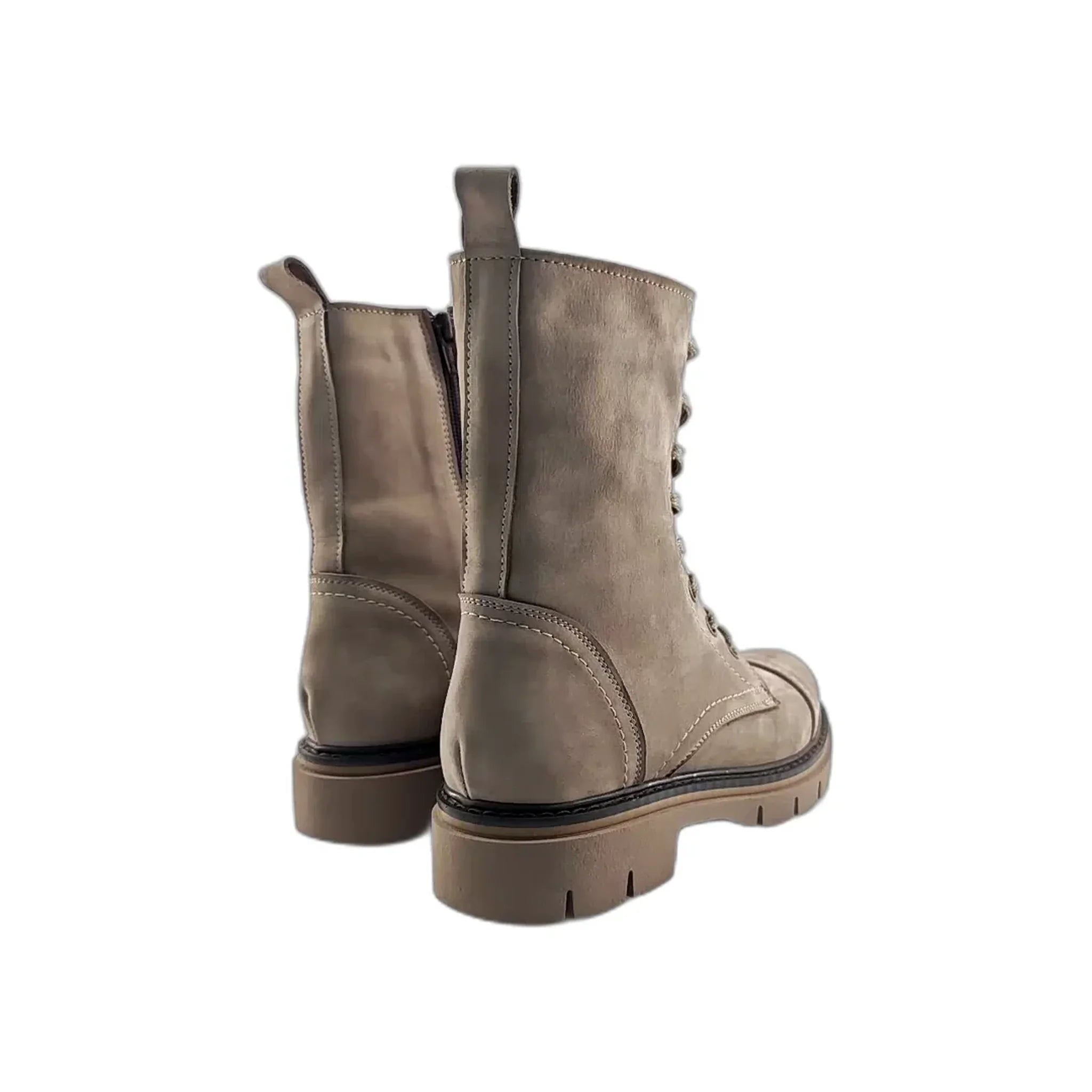 Moda Pelle ravne čizme Martinke sa zip zatvaračem 19010 - Obuća Monah