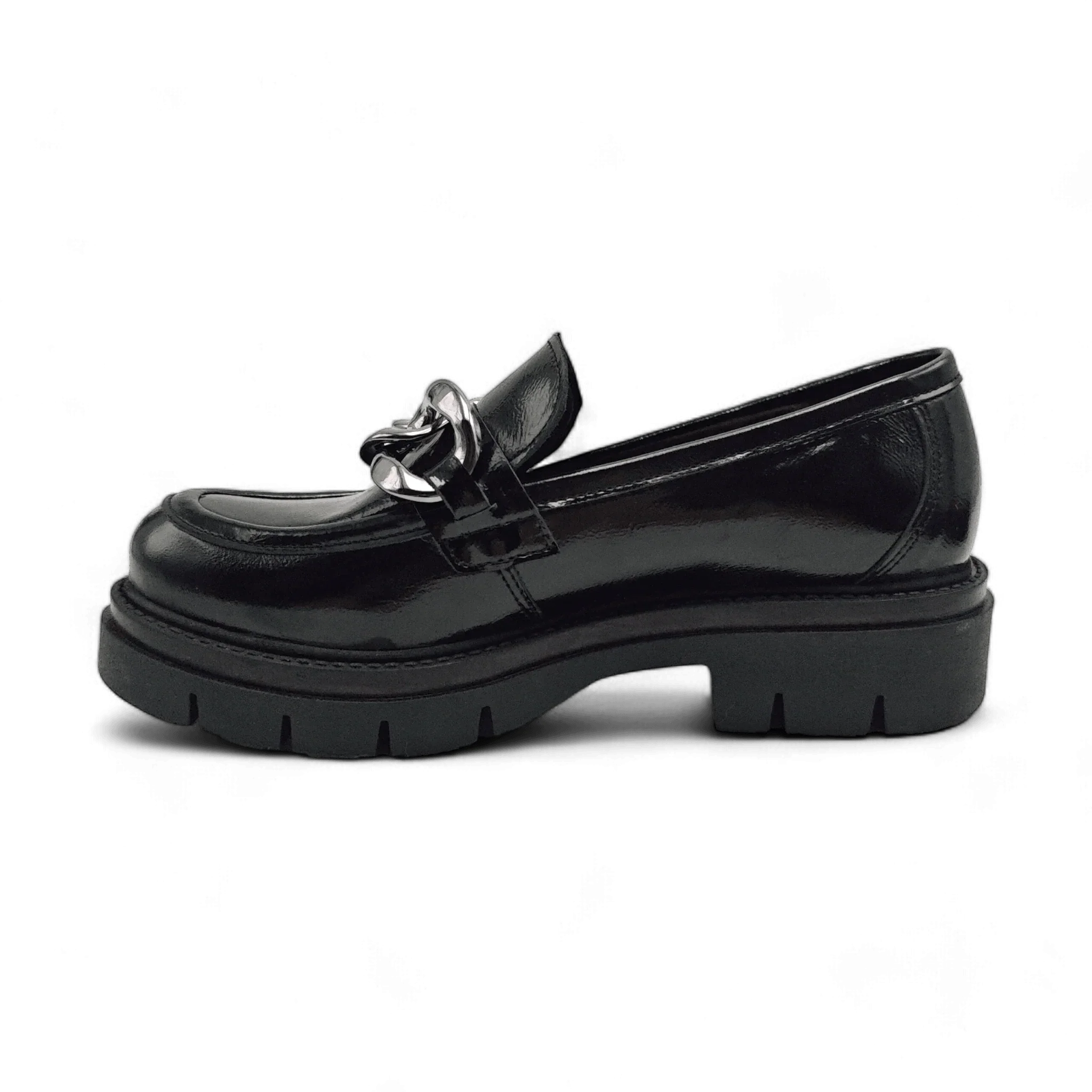 Moda Pelle 2520 crni lak pogled levo