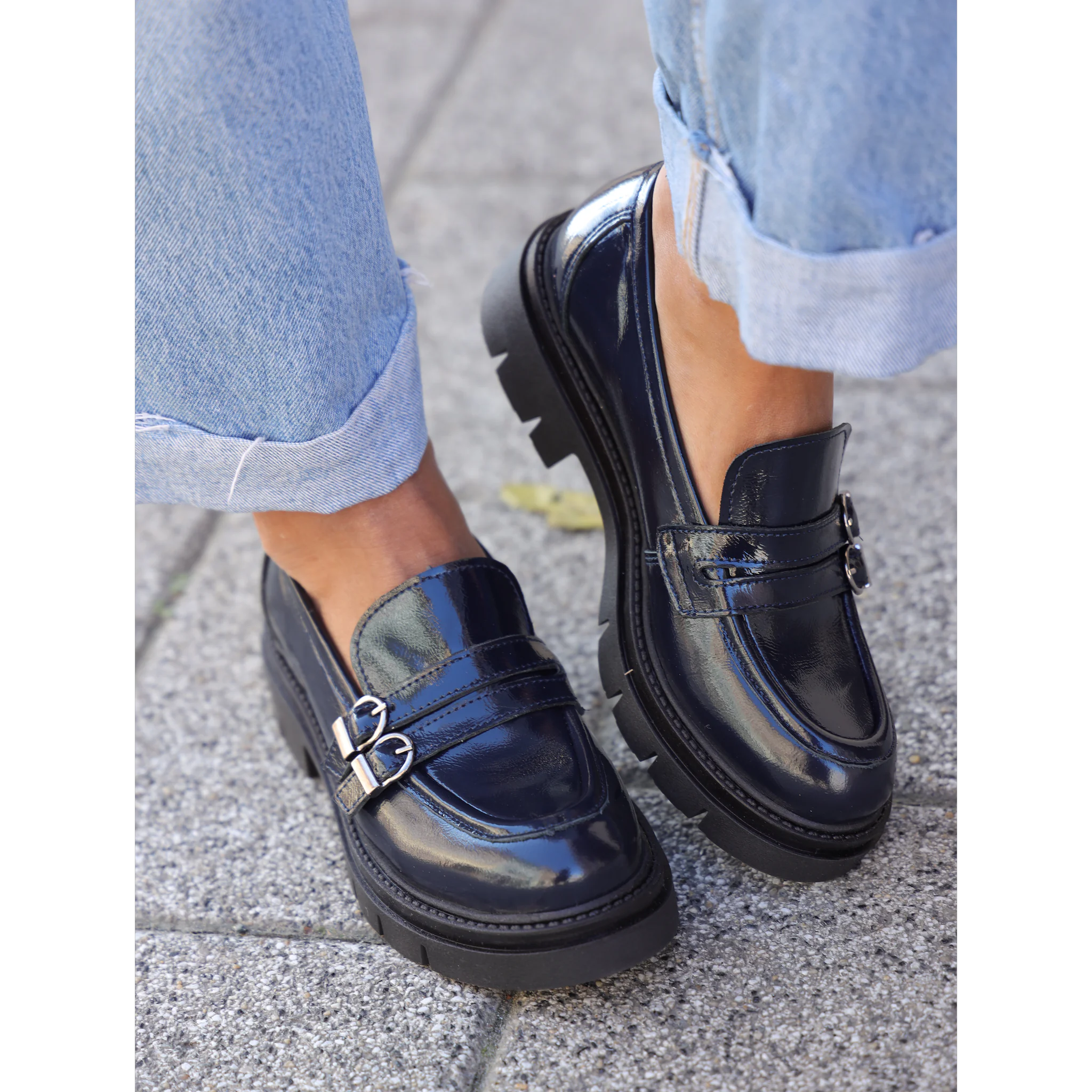 Moda Pelle klasične brodarice sa gumenim đonom 2210 - Obuća Monah