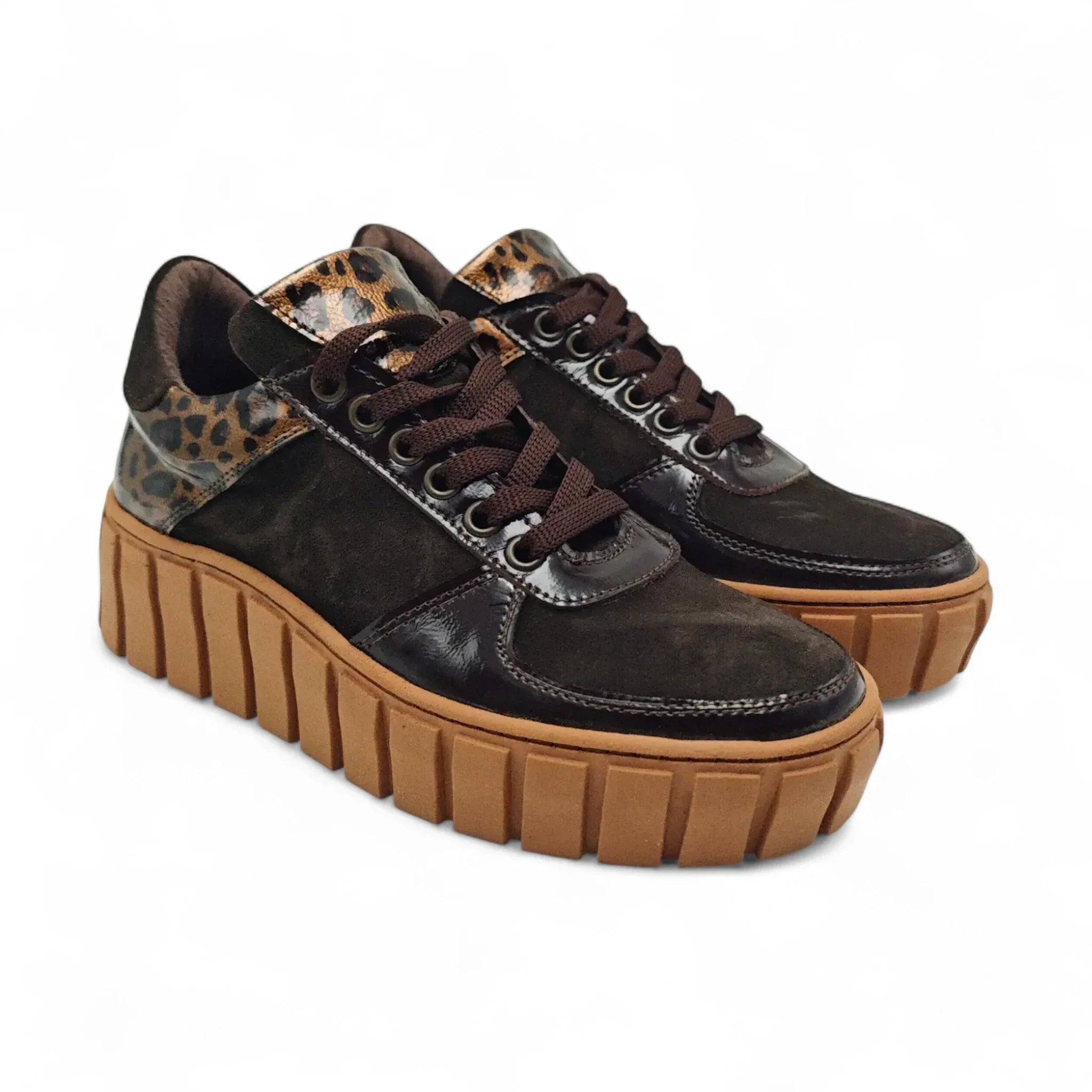 Moda Pelle 10160 braon pogled spreda