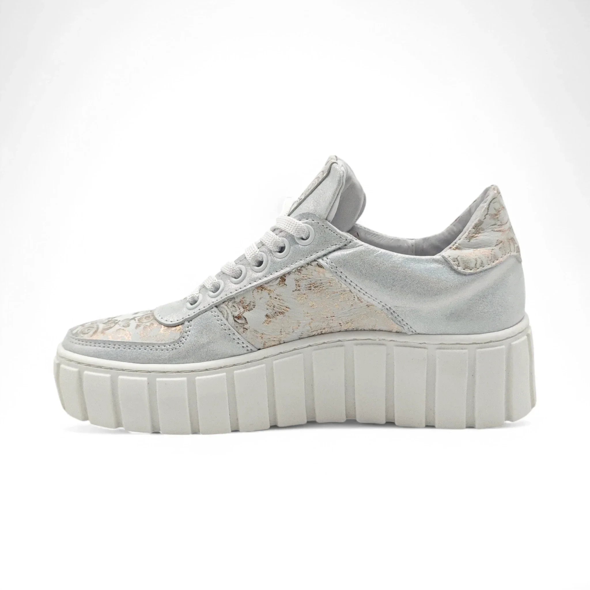 Moda Pelle 10160 srebrna pogled levo