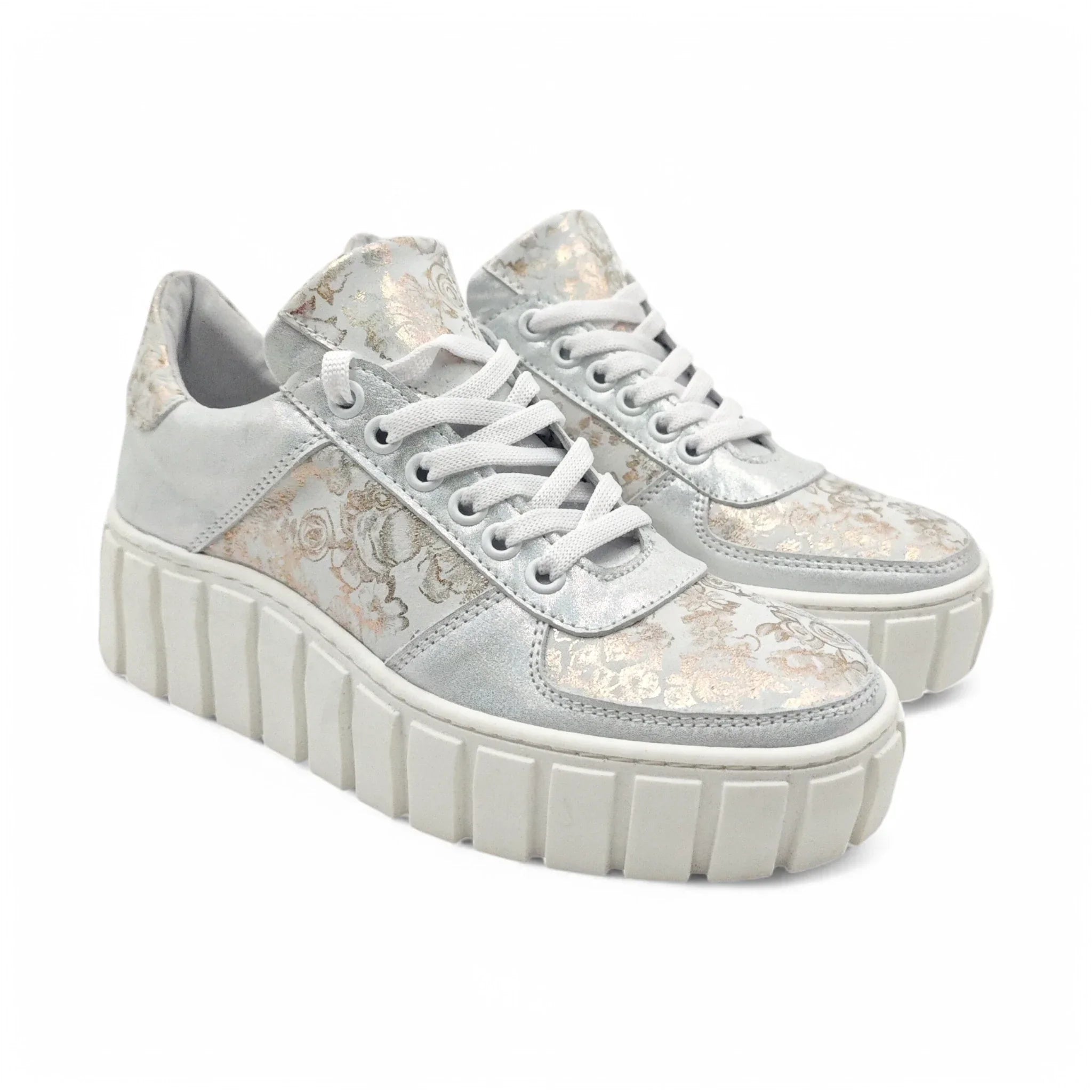 Moda Pelle 10160 srebrna pogled spreda