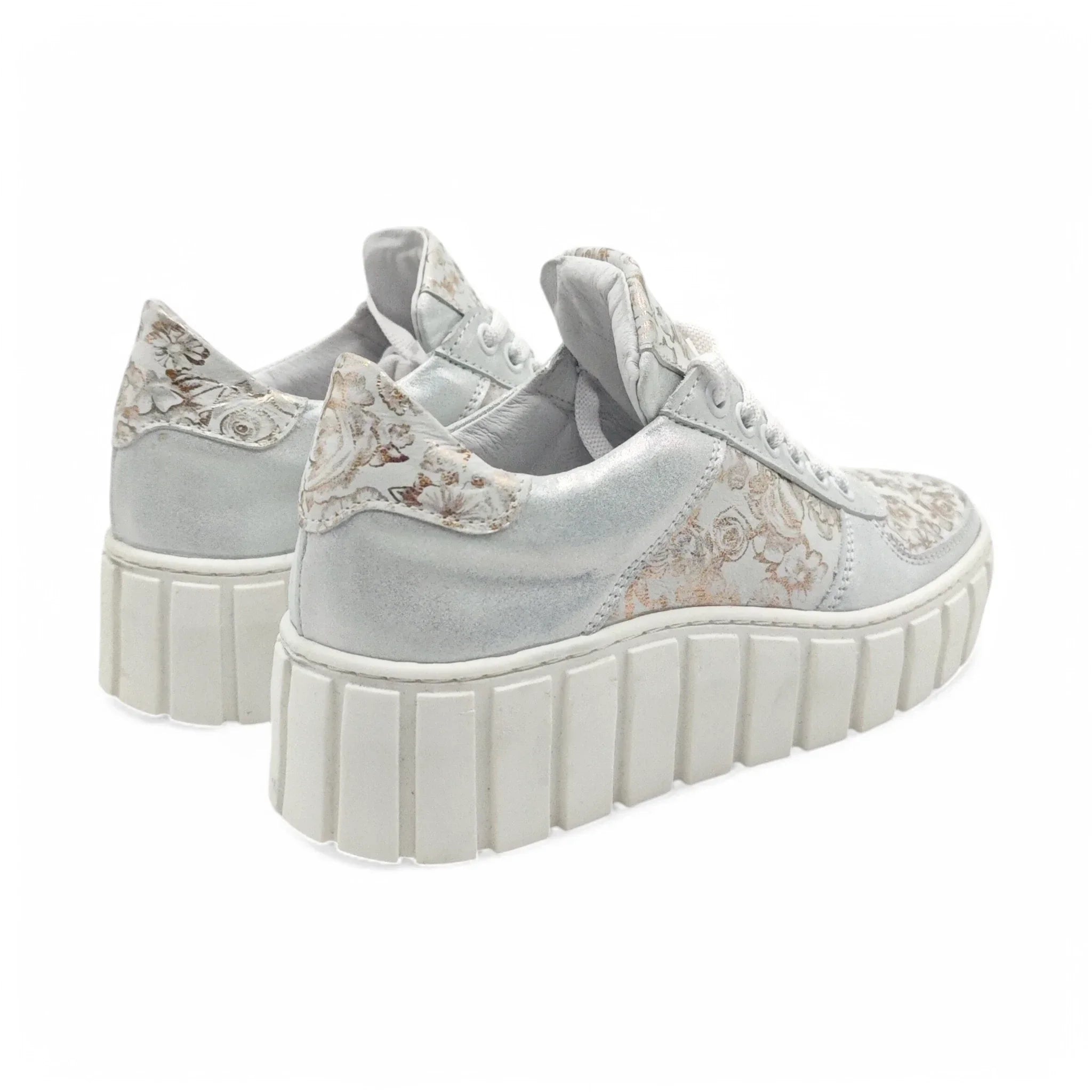 Moda Pelle 10160 srebrna pogled straga