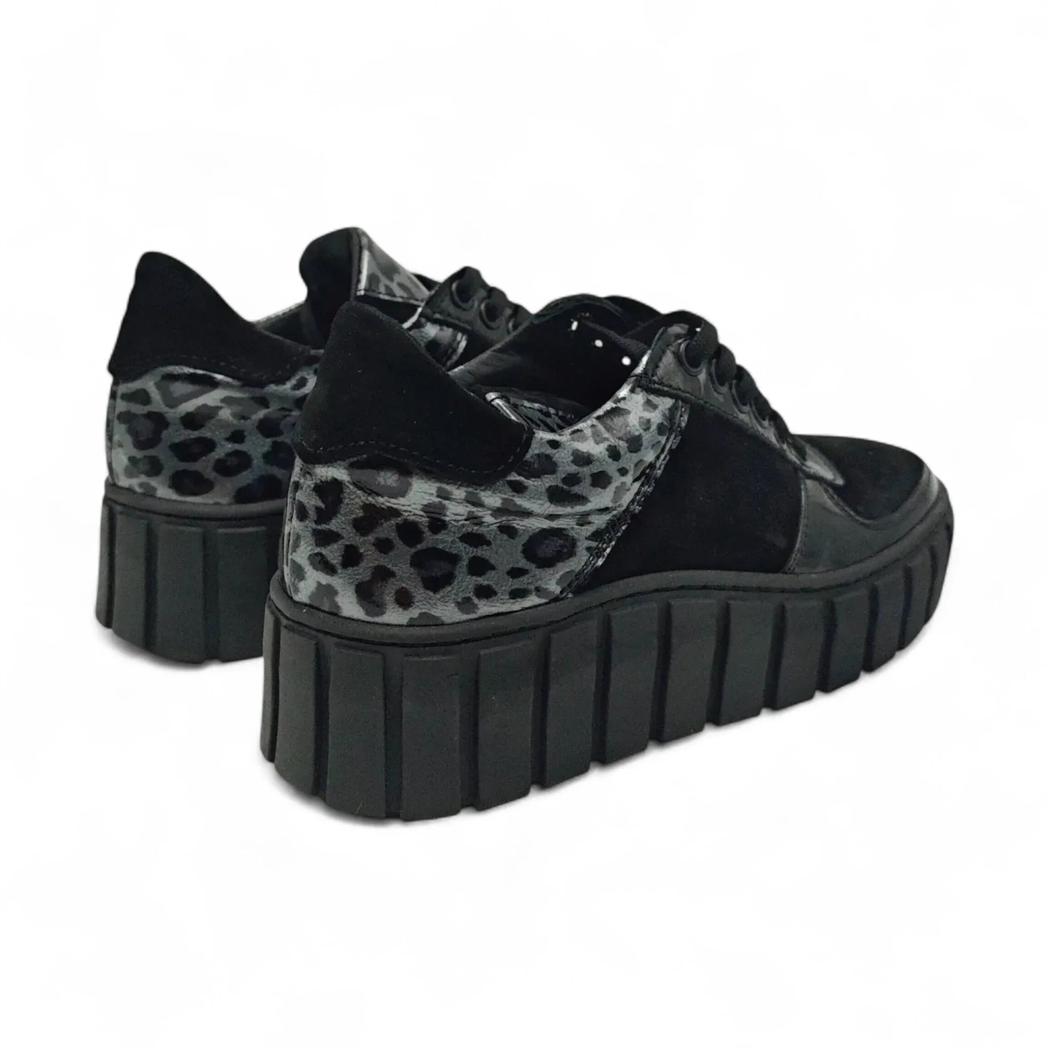 Moda Pelle 10160 srebrni leopard pogled straga