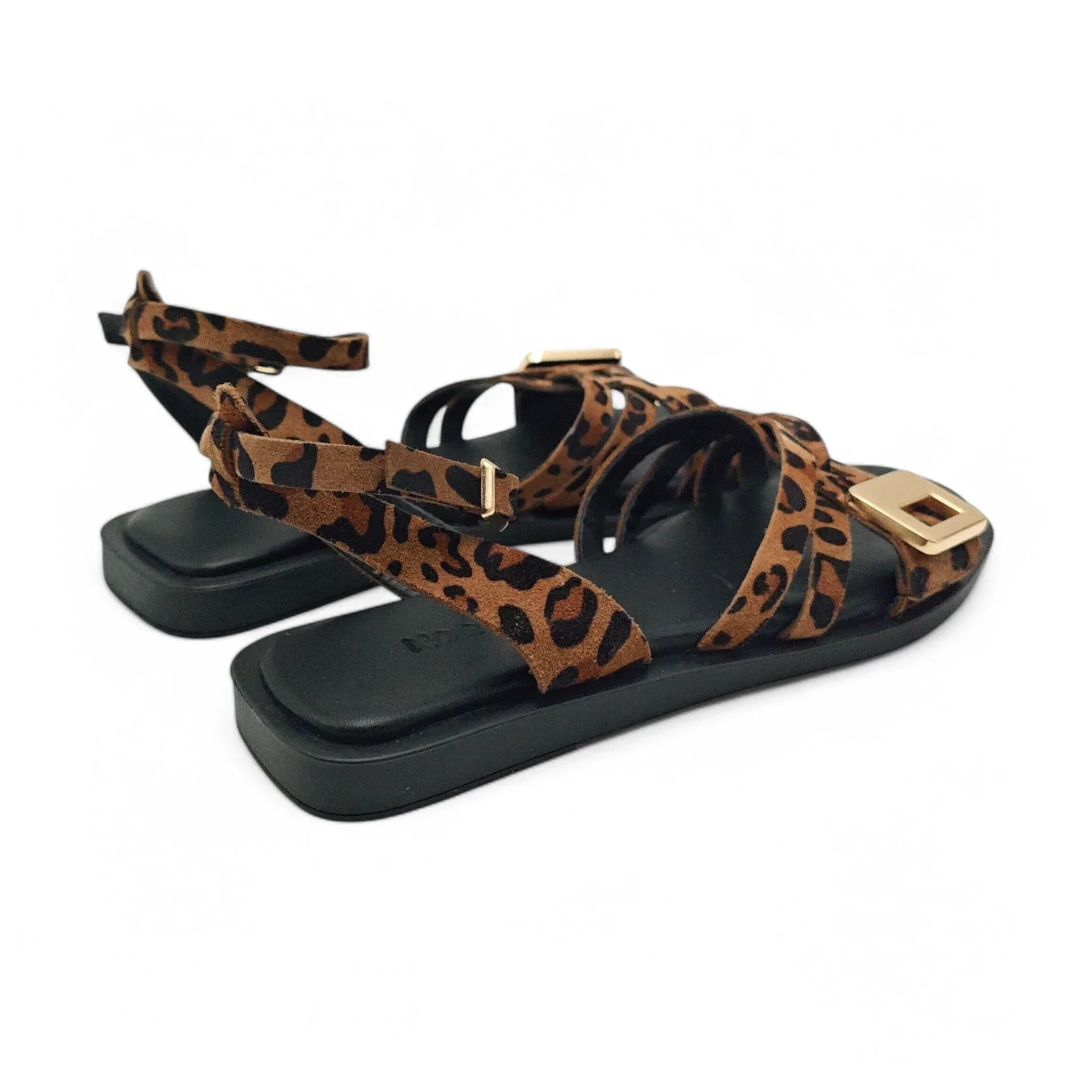Noa Noir 447 smeđi leopard pogled straga