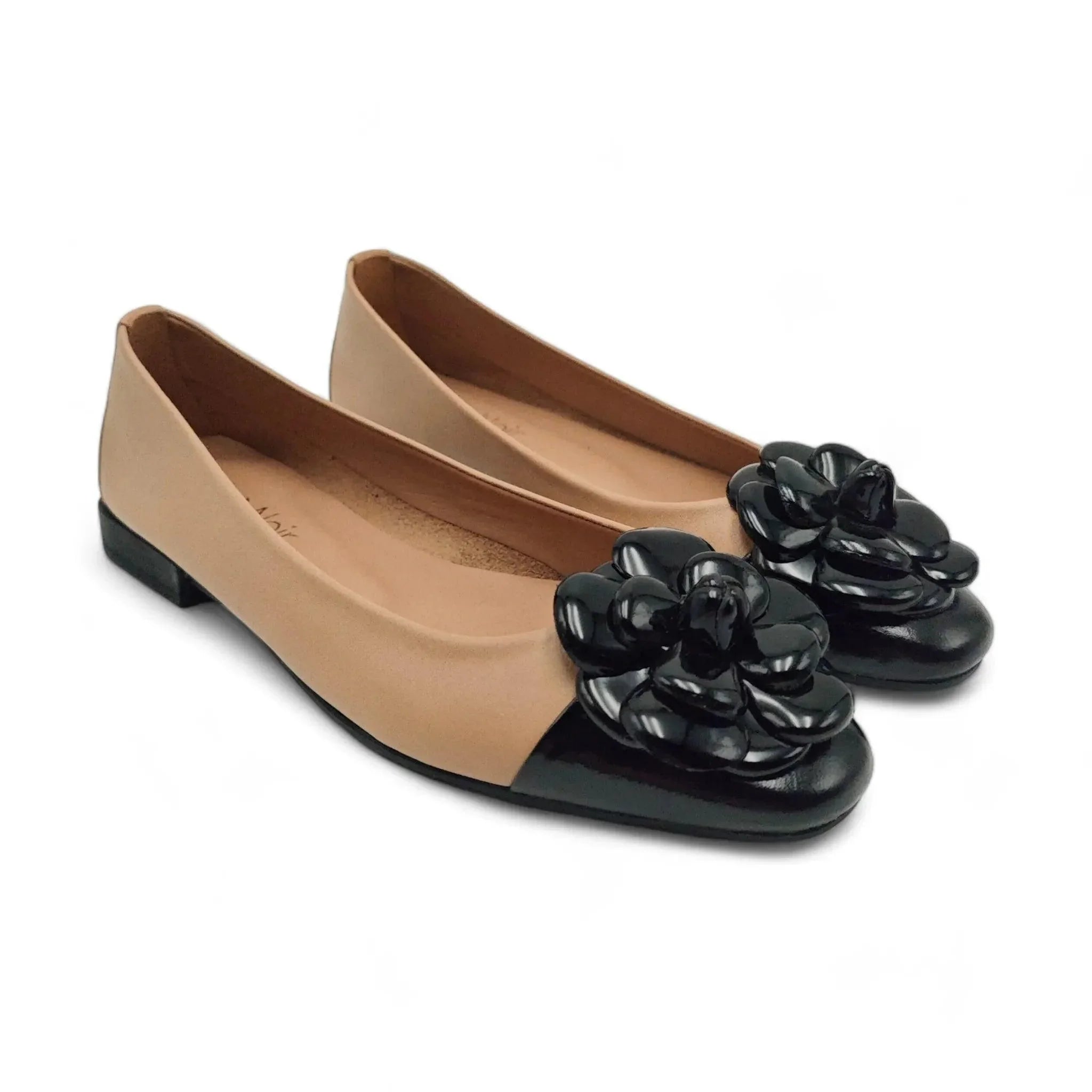 Noa Noir špicaste baletanke na poliuretanskom đonu 24009 - Obuća Monah