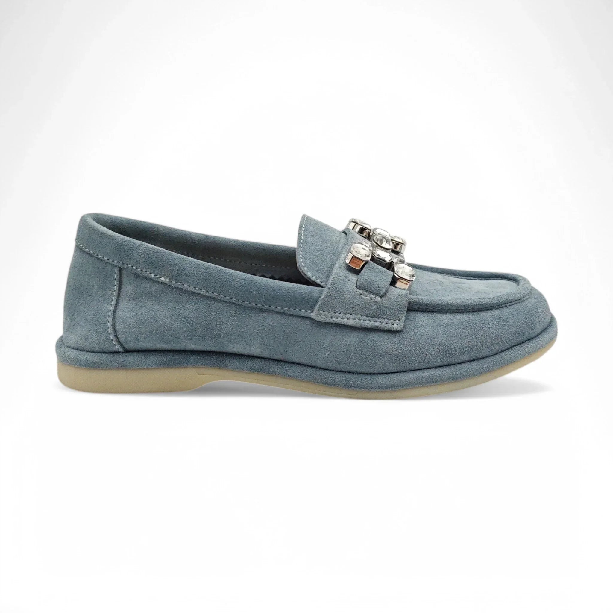 Noa Noir klasične penny ravne loafersice 308 - Obuća Monah