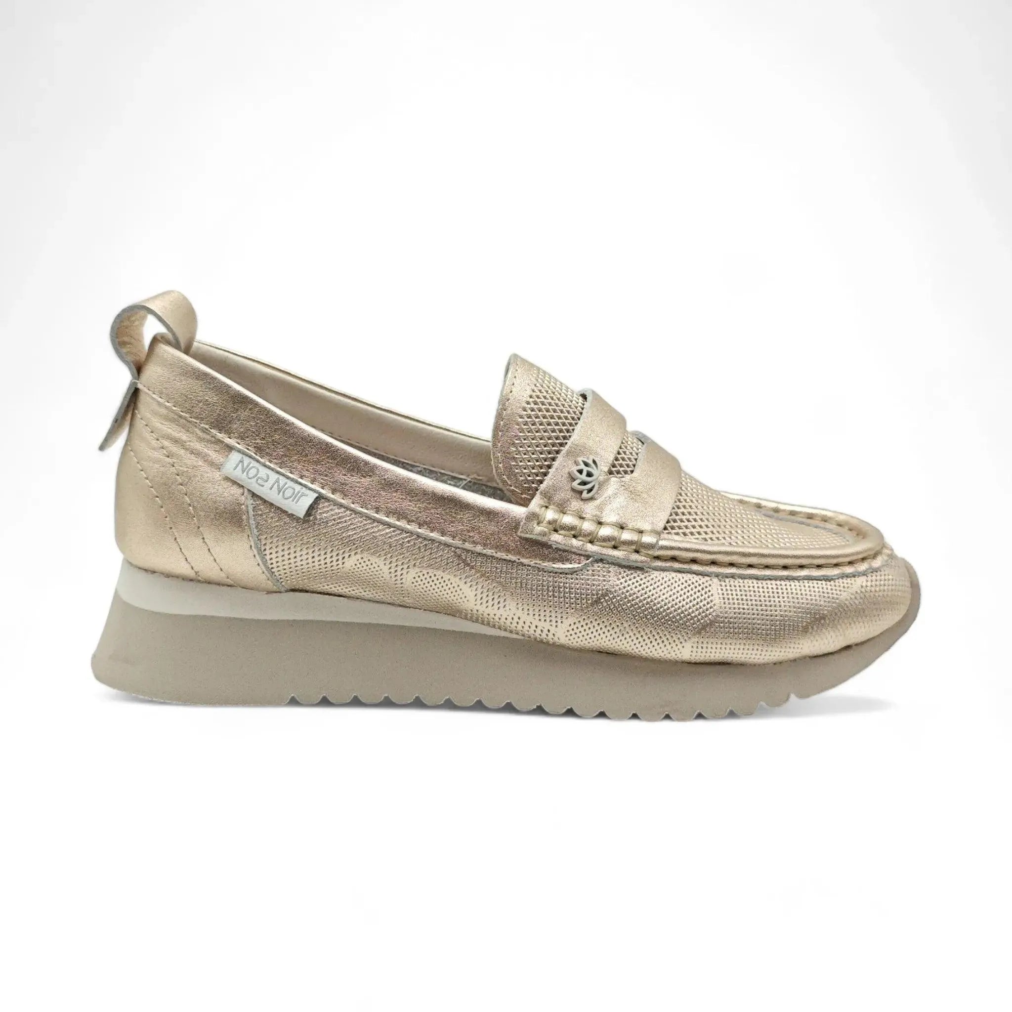 Noa Noir klasične mokasine bez pete sa ukrasnom trakom 0440 - Obuća Monah