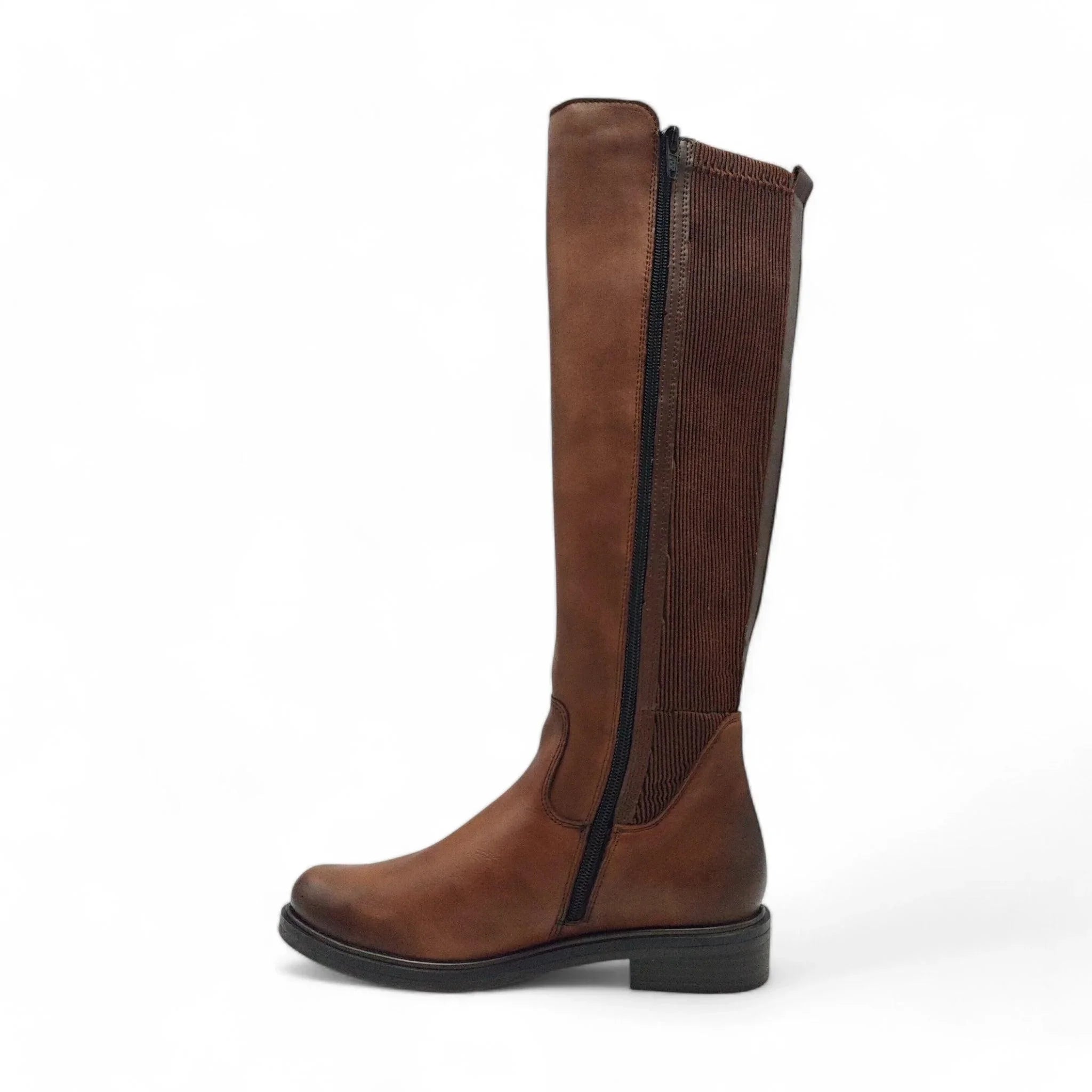 Remonte duboke ravne čizme sa zip zatvaračem 274 - Obuća Monah