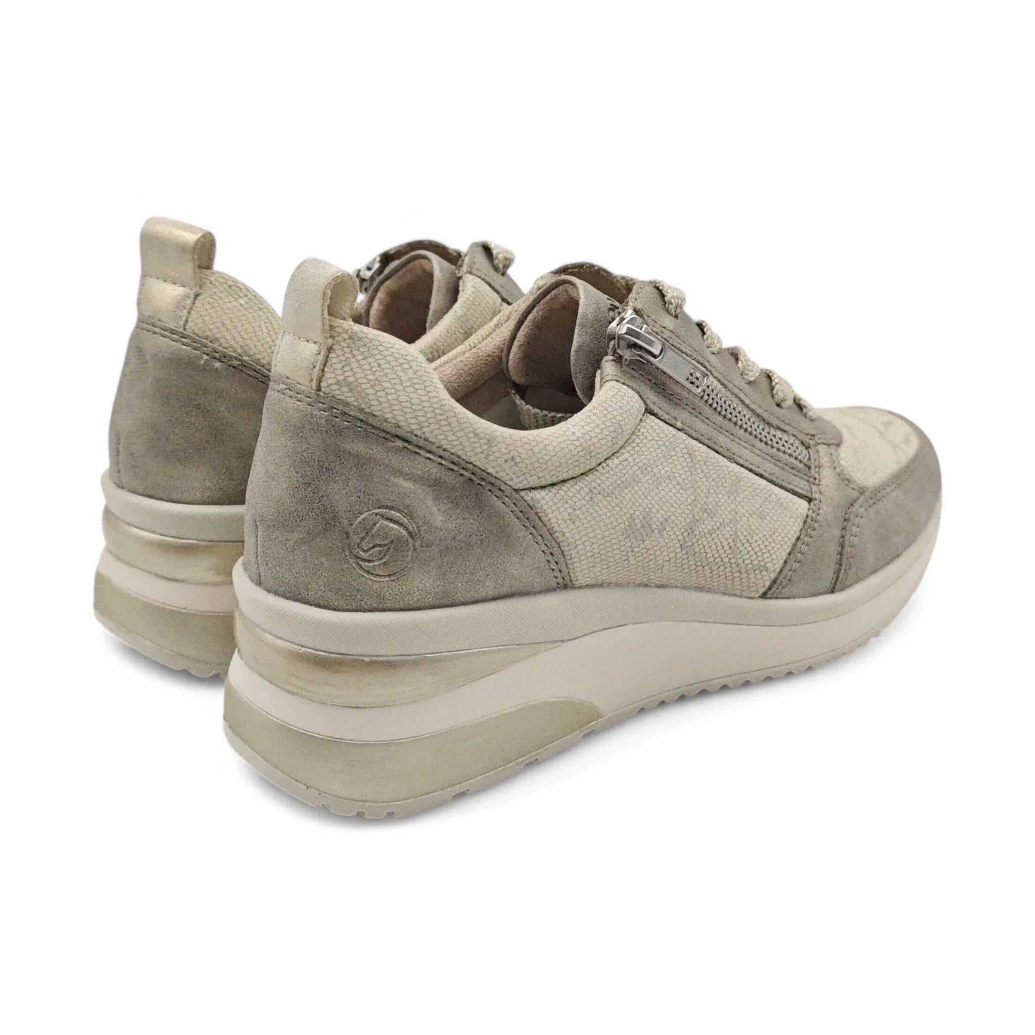 Remonte plitke modne patike na punu petu na šnjiranje 2401 - Obuća Monah