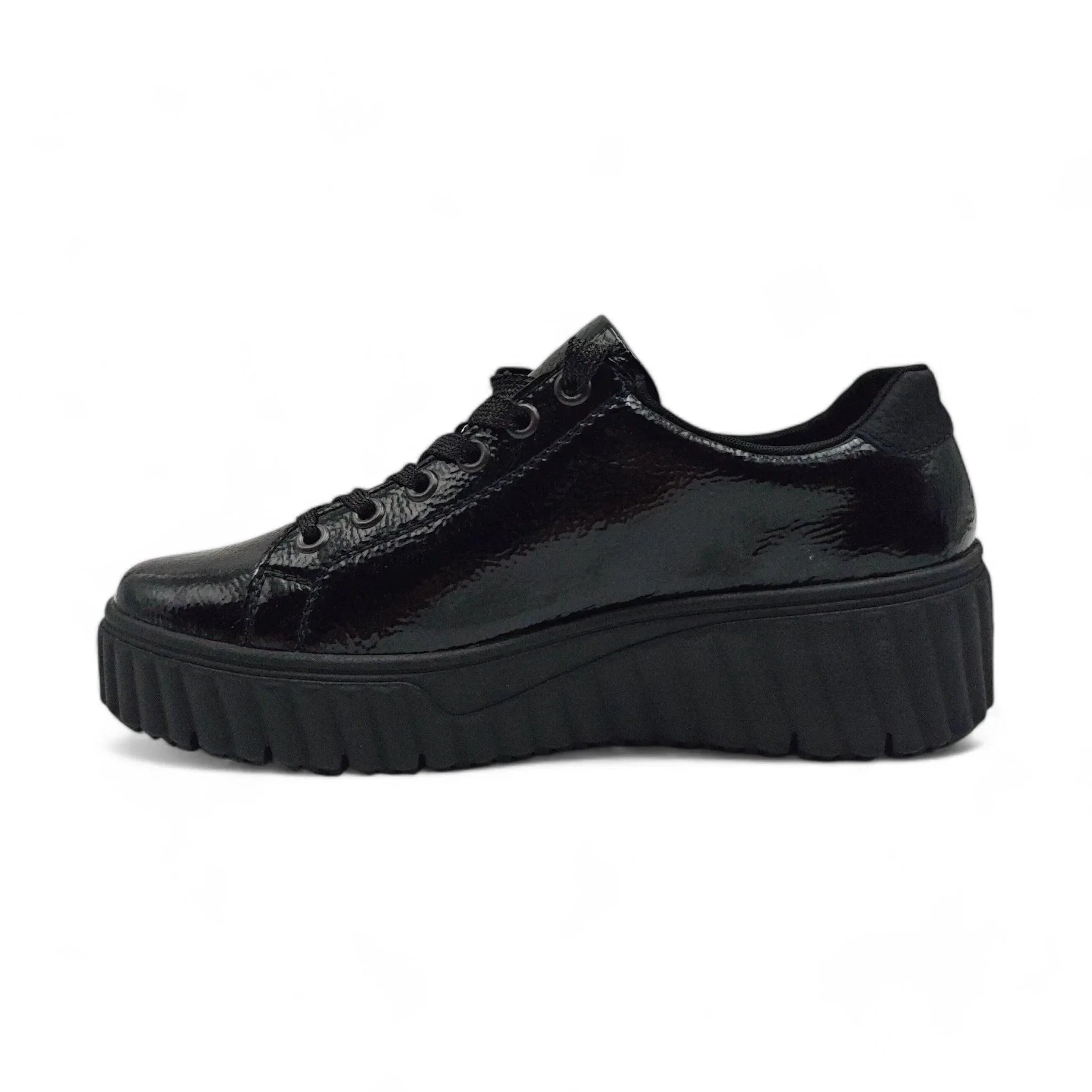 Rieker 250124 crna pogled levo