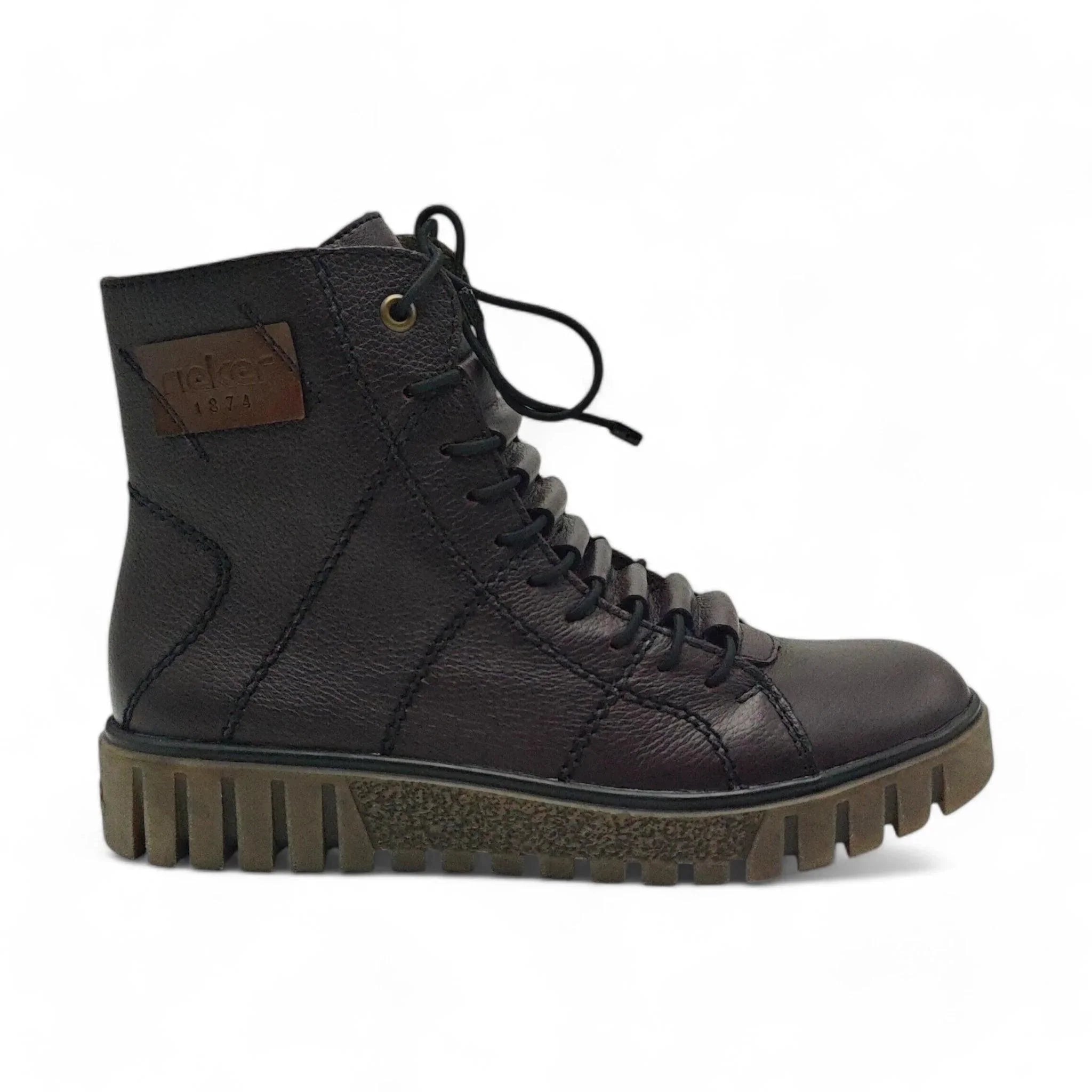 Rieker 3421 bordo pogled desno
