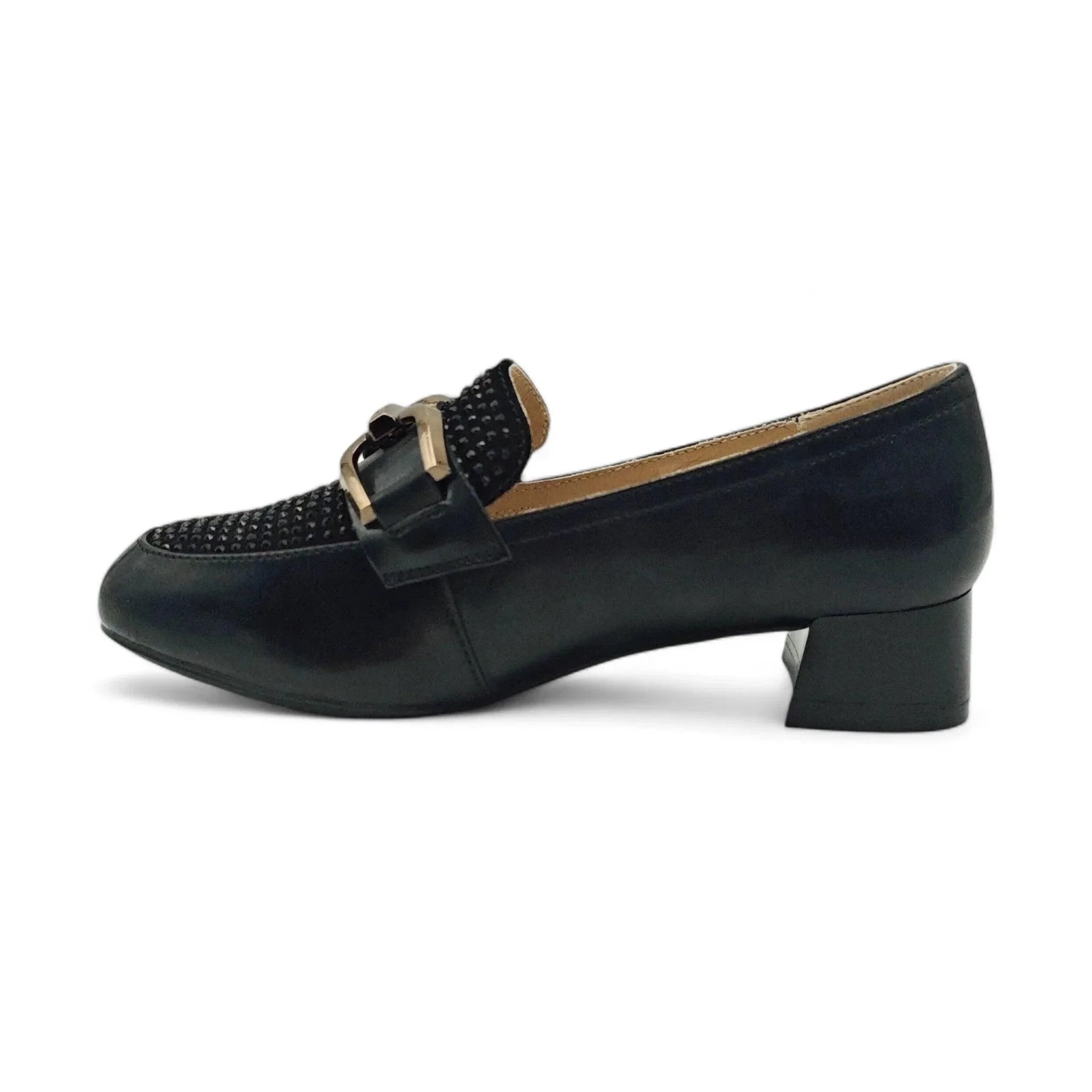 Rieker 45055 crna pogled levo