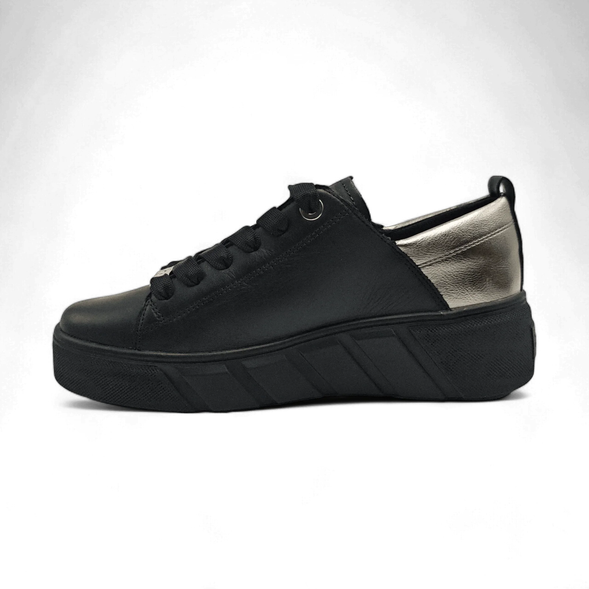 Rieker 502 crna pogled levo