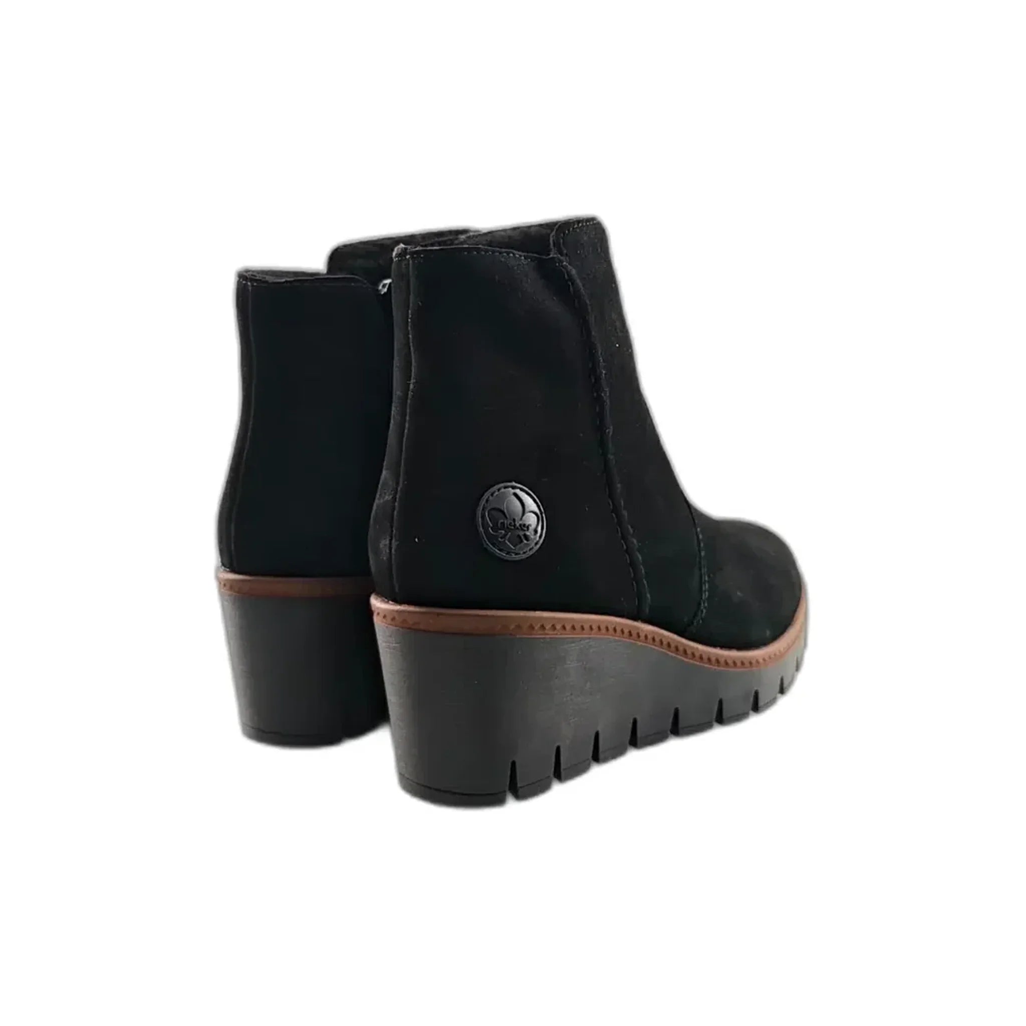 Rieker 5065 crna pogled straga