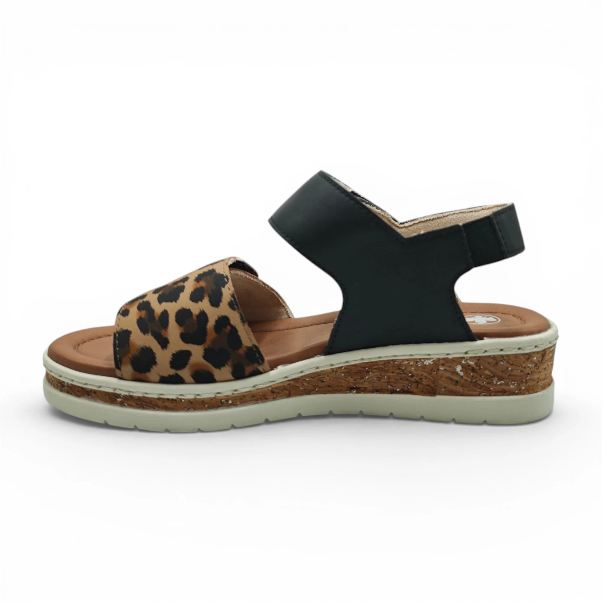 Rieker 4181 leopard pogled levo