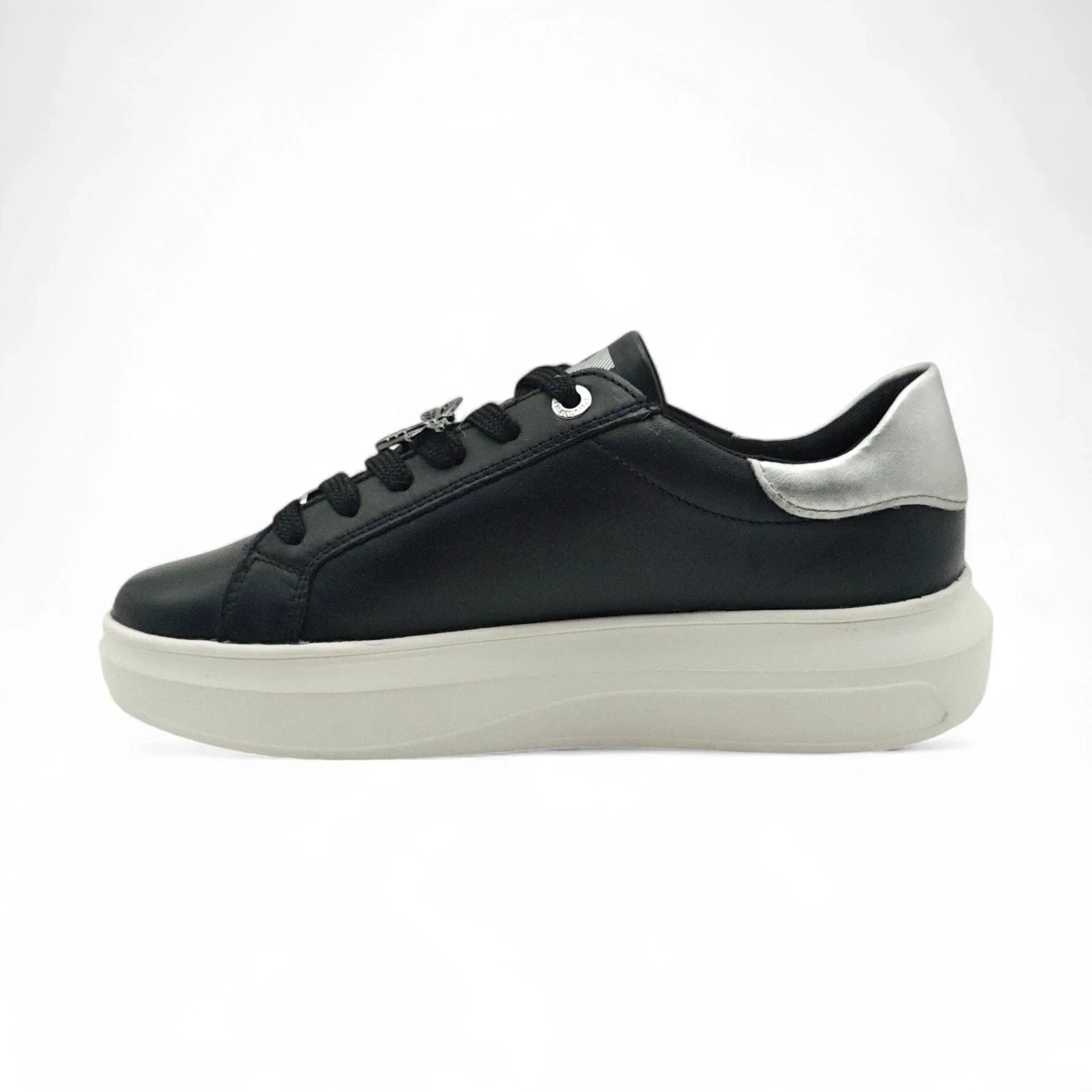 Rieker 1202 srebrna pogled levo