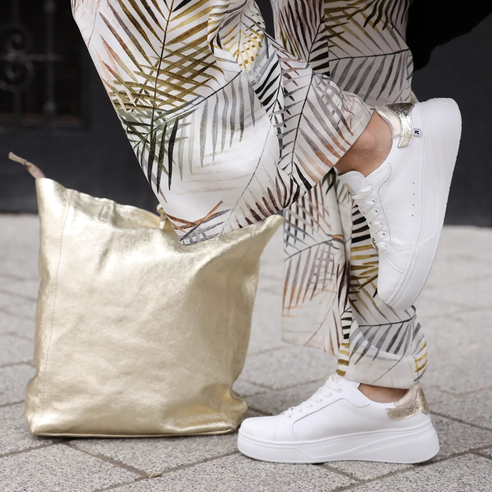 Rieker plitke ravne modne patike na šnjiranje 2303 - Obuća Monah