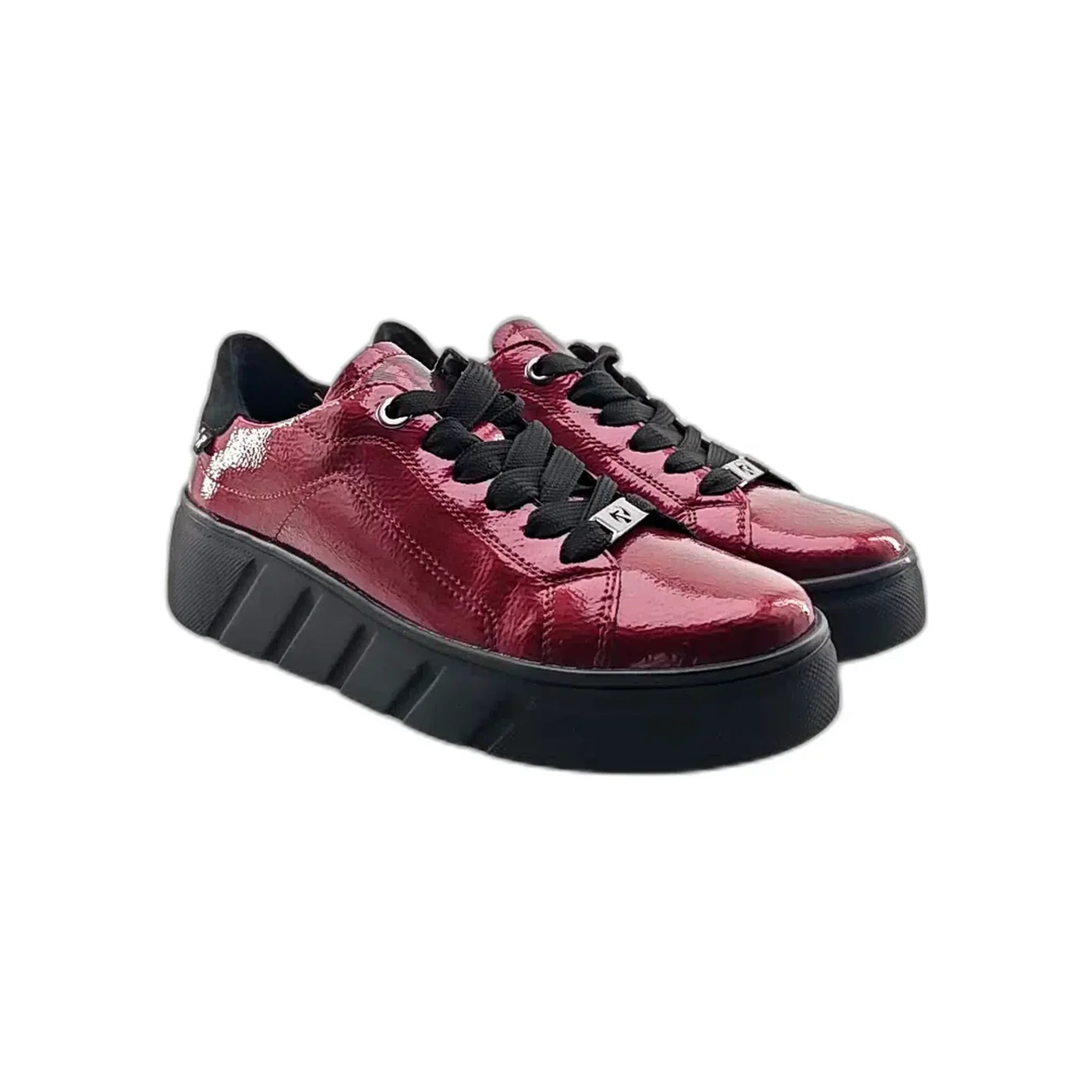 Rieker plitke ravne modne patike na šnjiranje 2601 - Obuća Monah