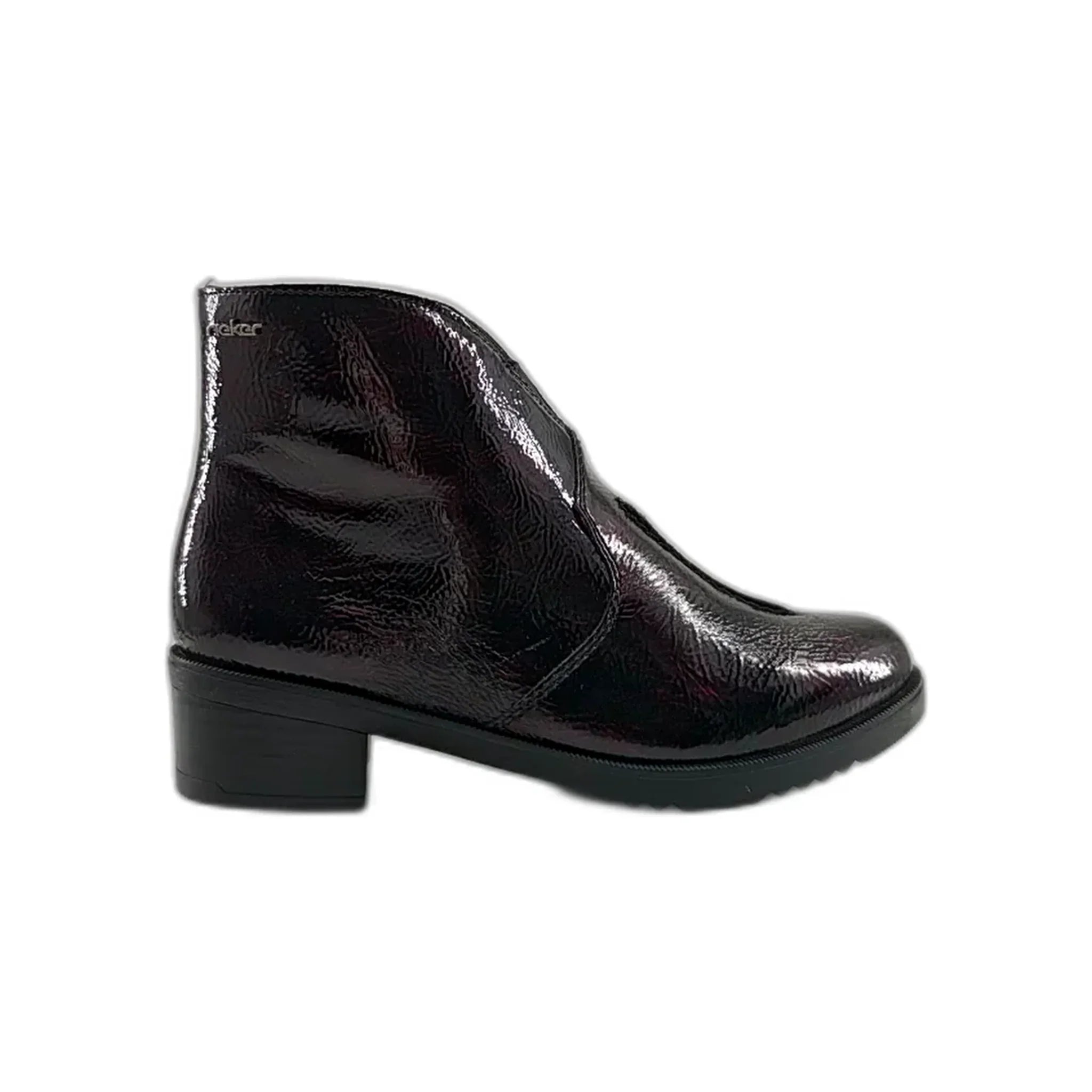 Rieker gležnjače na štiklu sa zip zatvaračem 0553 - Obuća Monah