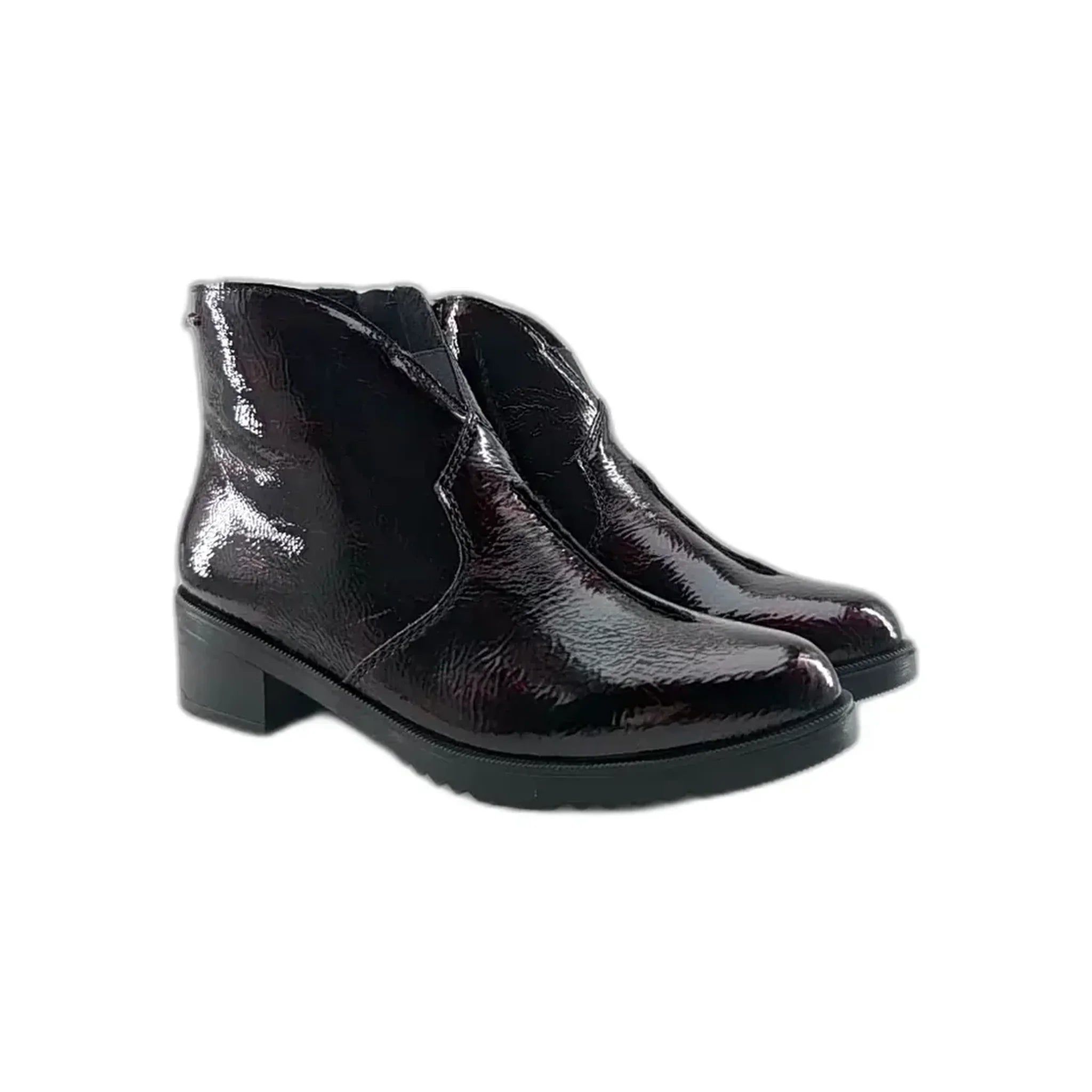 Rieker gležnjače na štiklu sa zip zatvaračem 0553 - Obuća Monah